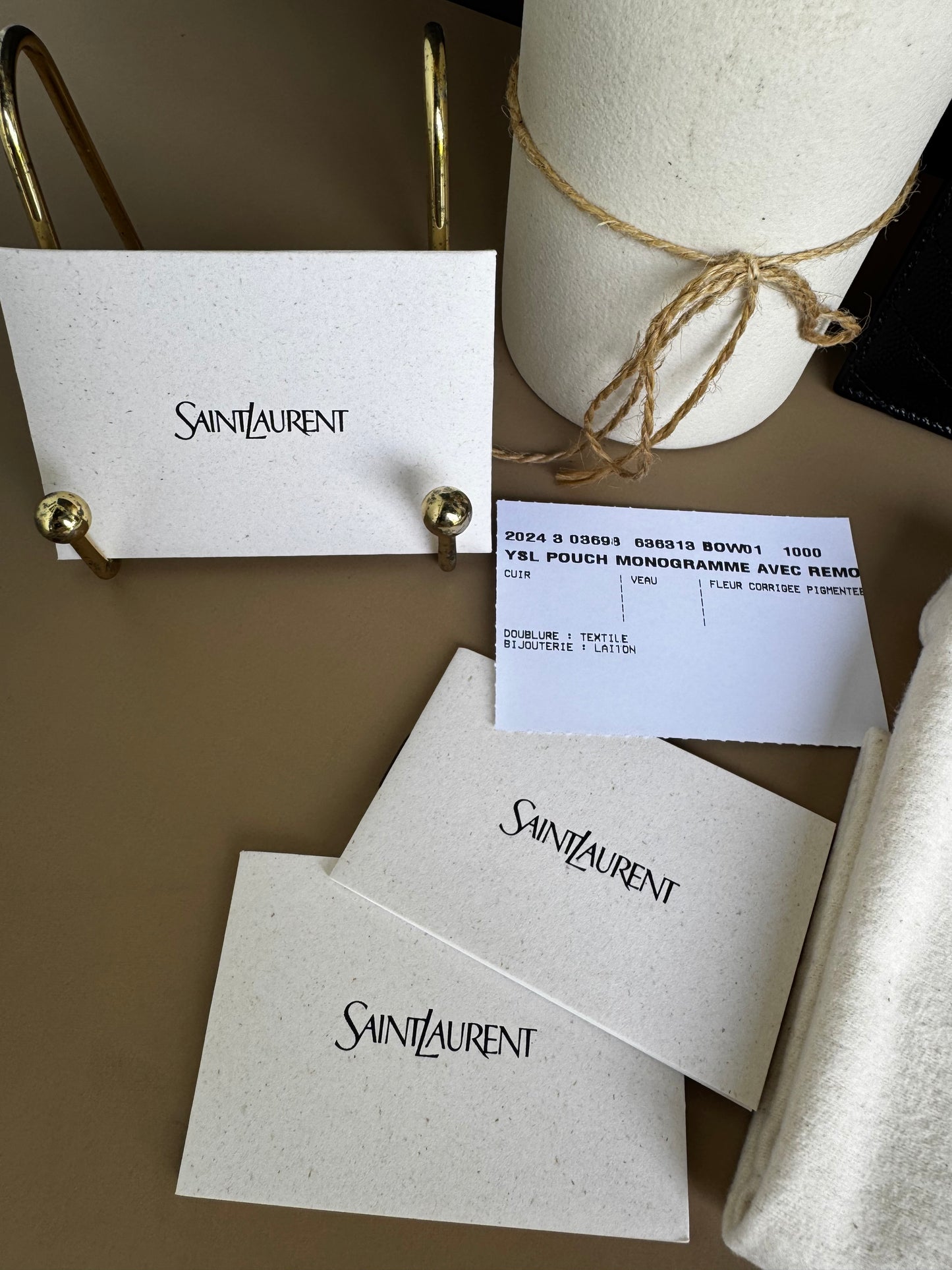 YSL LONG ZIPPY WALLET