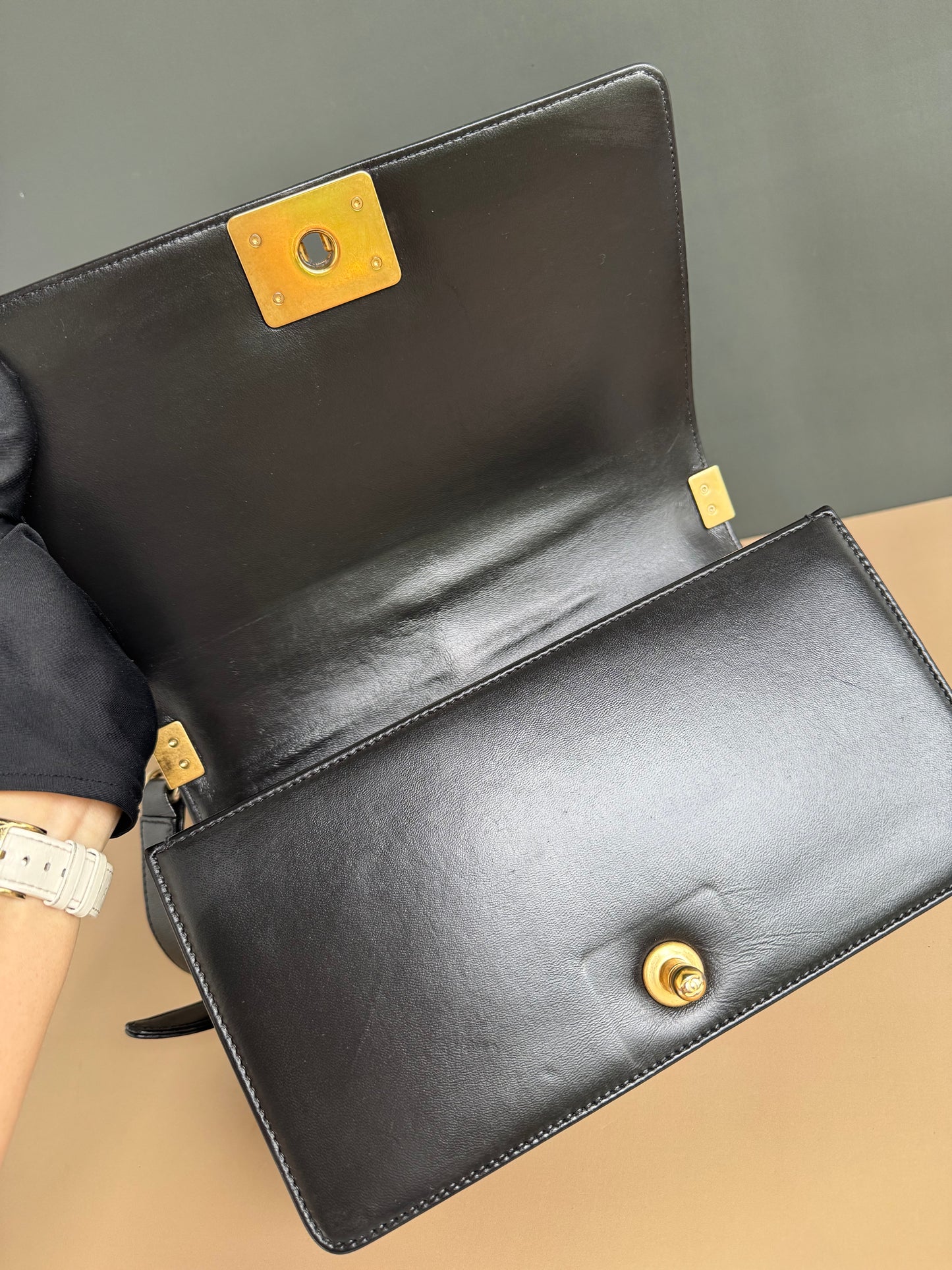 CHANEL LE BOY OLD MEDIUM