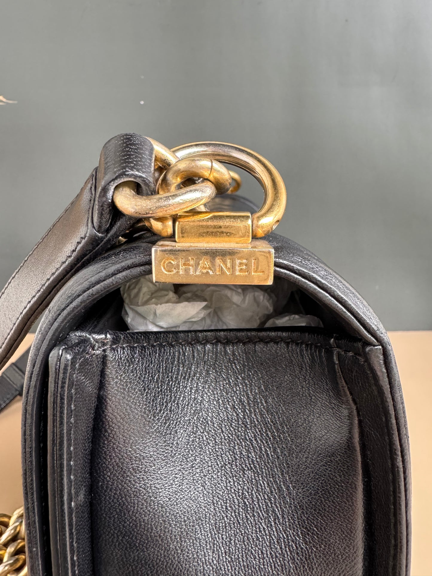 CHANEL LE BOY OLD MEDIUM