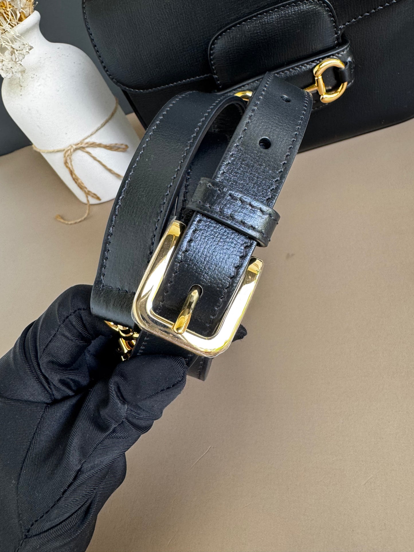 GUCCI HORSEBIT MINI LEATHER