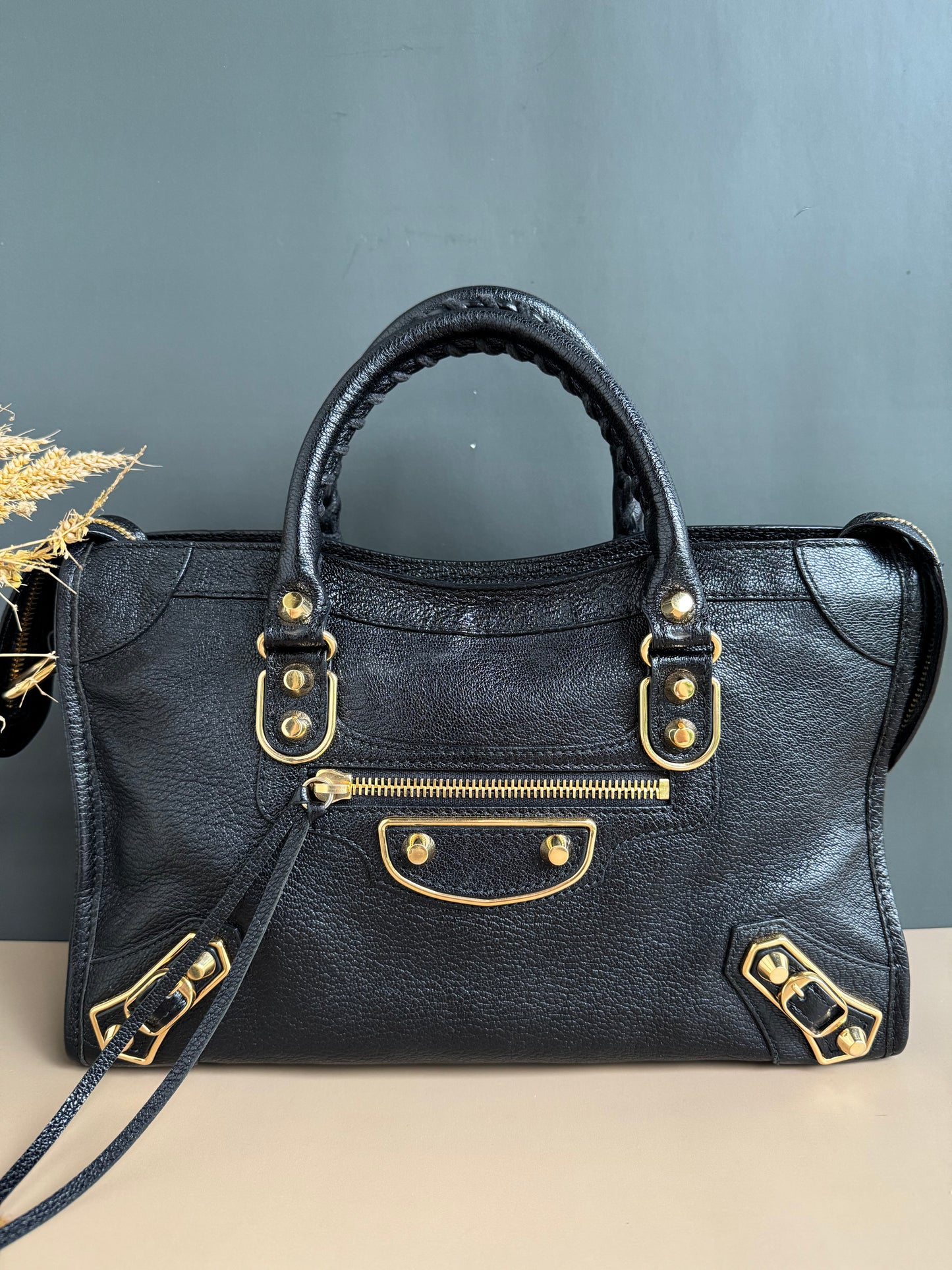 BALENCIAGA METALIC EDGE SMALL