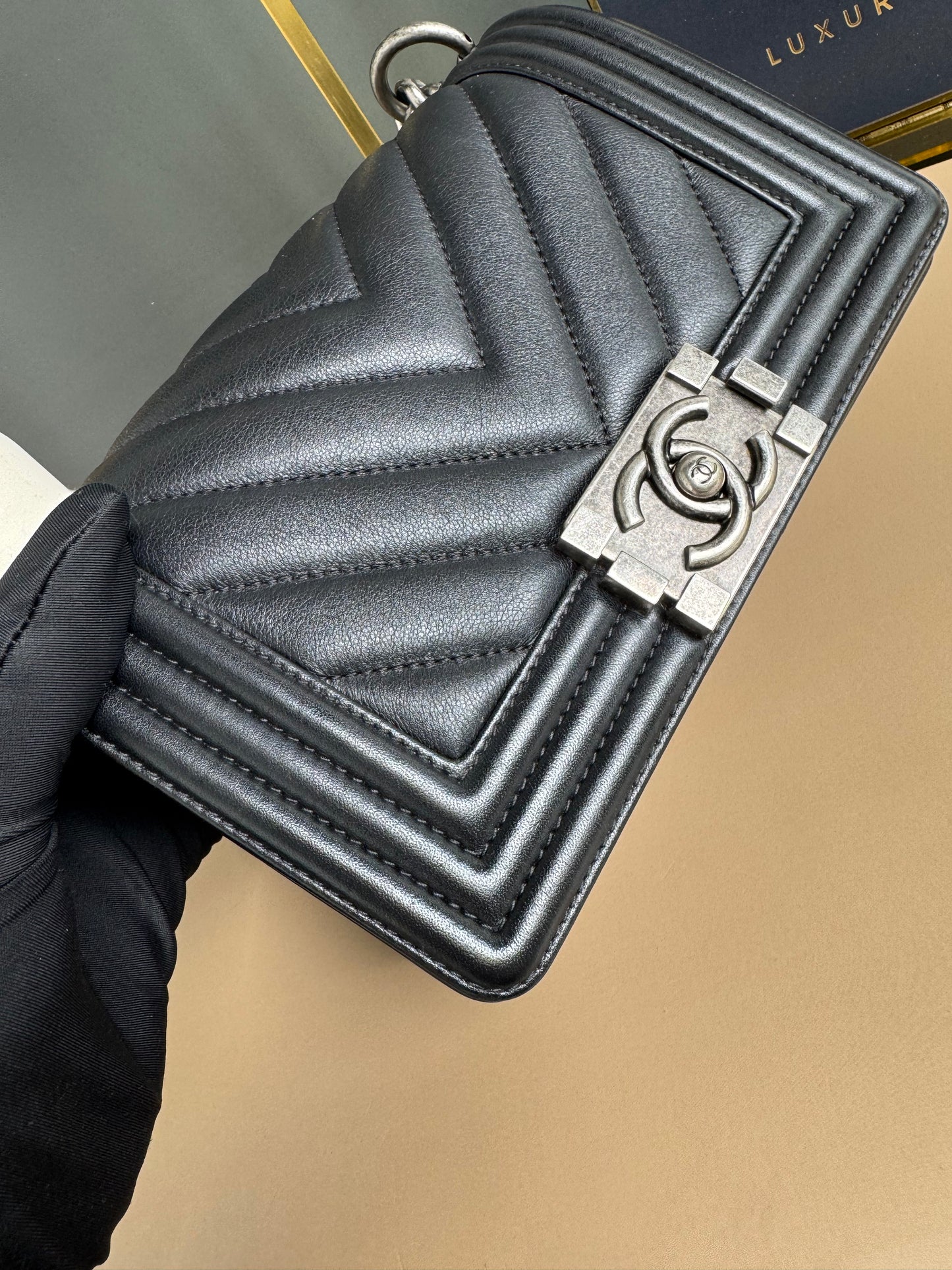 CHANEL LE BOY SMALL