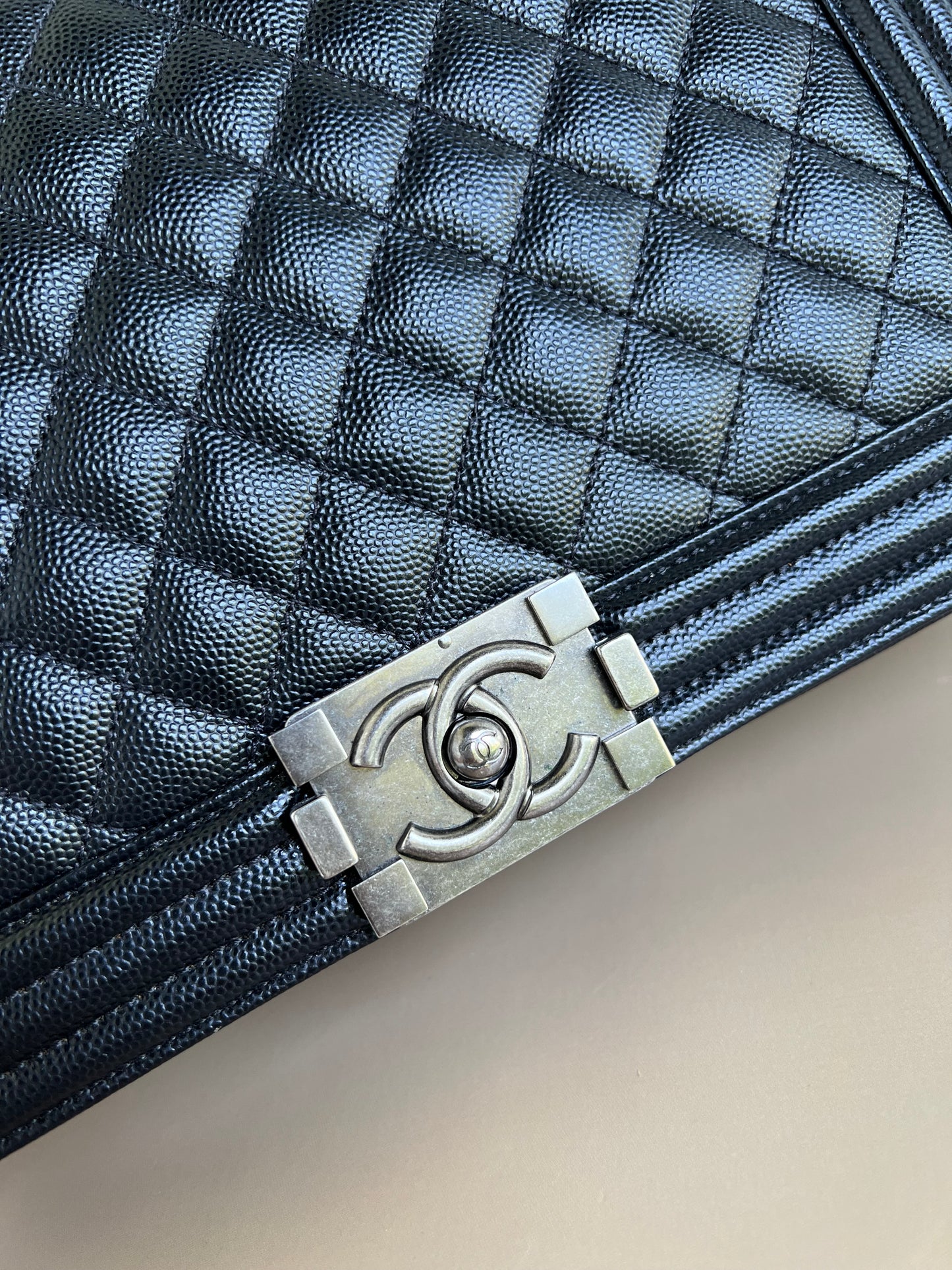 CHANEL LE BOY NEW MEDIUM CAVIAR
