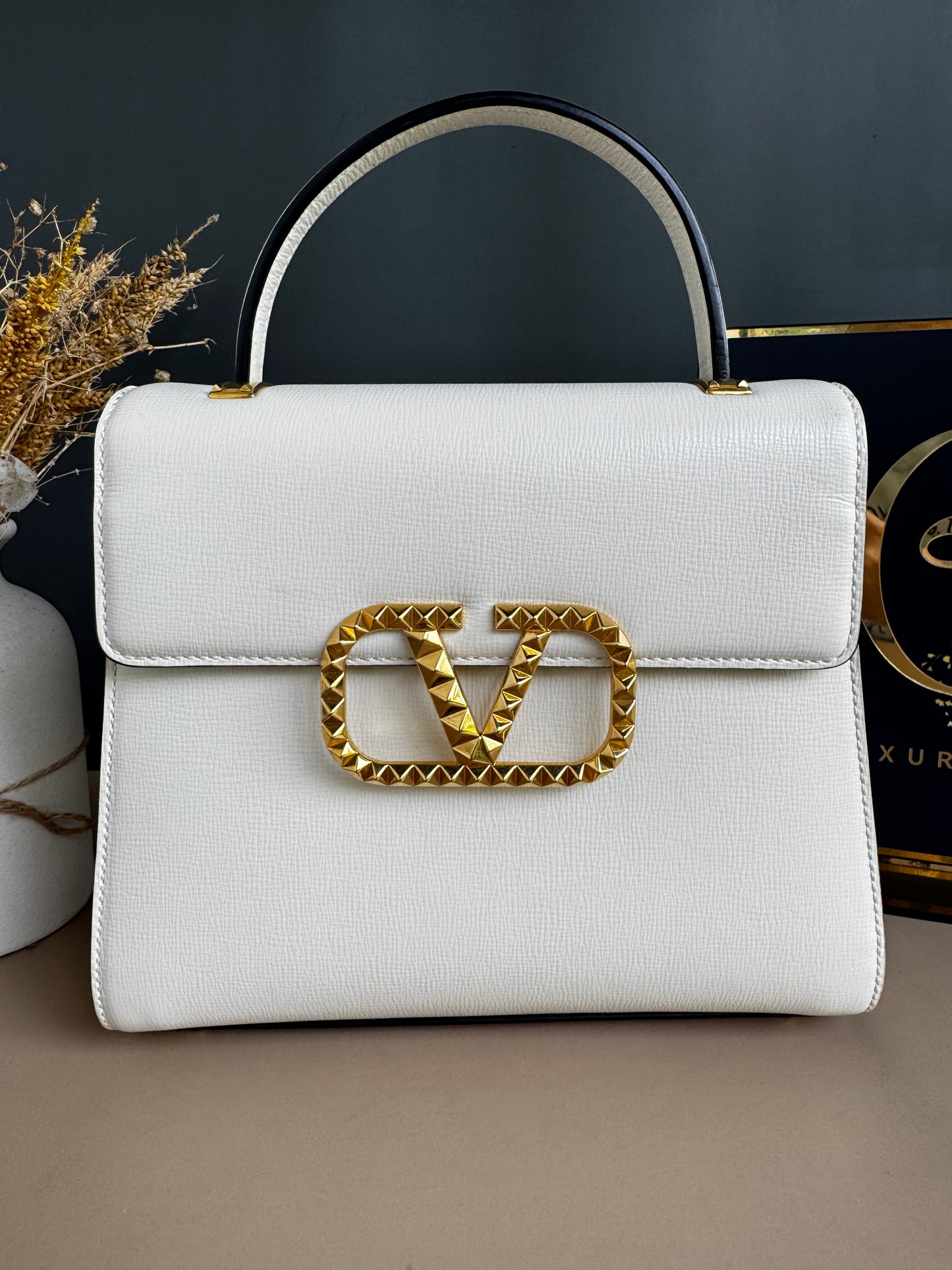 VALENTINO VSLING HANDBAG WITH JEWEL EMBROIDDERY