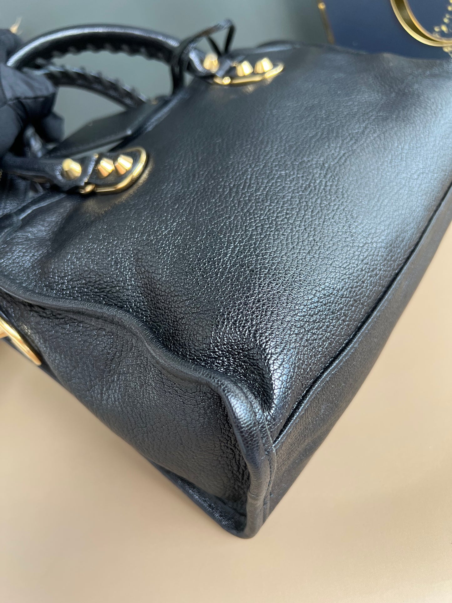 BALENCIAGA SMALL METALLIC EDGE