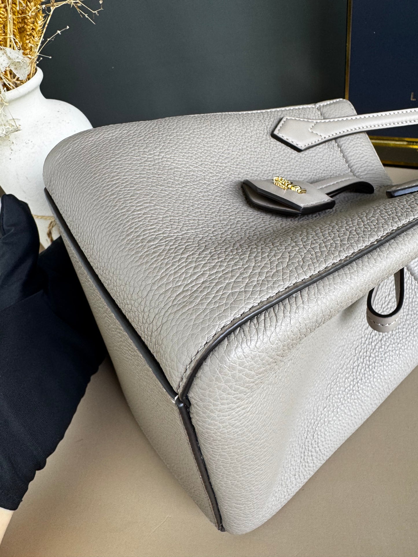 FENDI ORIGAMI MINI LEATHER BAG