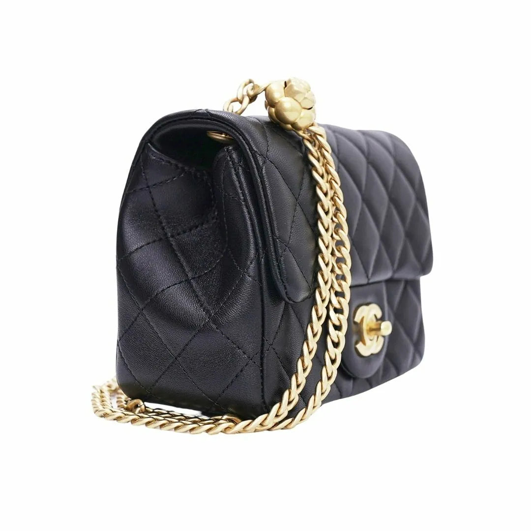 CHANEL MINI SQUARE SWEET CAMELLA CRUSH