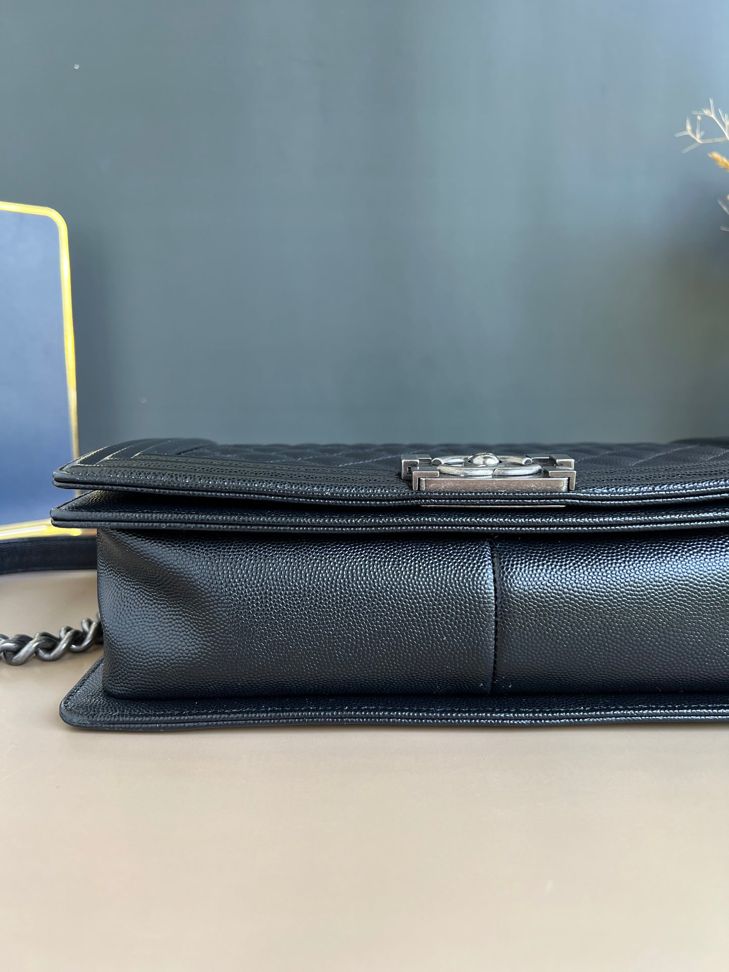 CHANEL LE BOY NEW MEDIUM CAVIAR