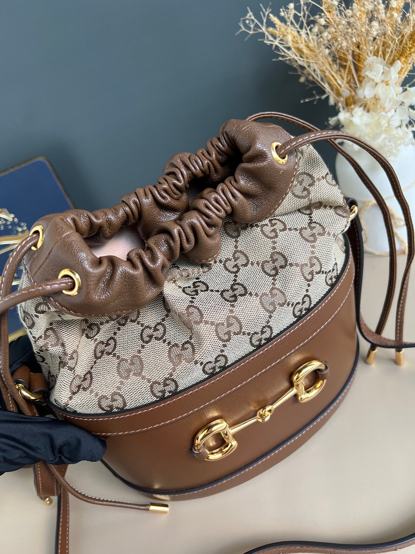 UNUSED GUCCI HORSEBIT BUCKET