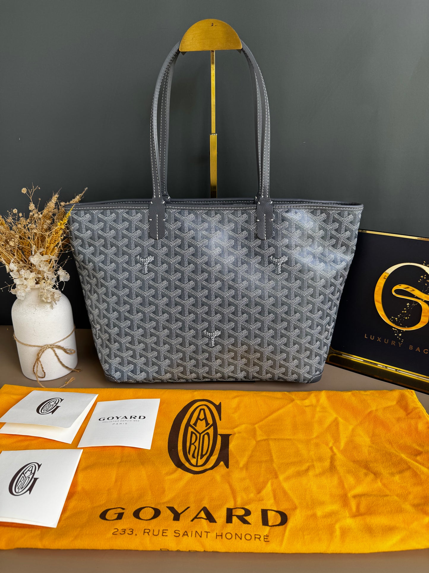 GOYARD ARTOIS PM GRAY