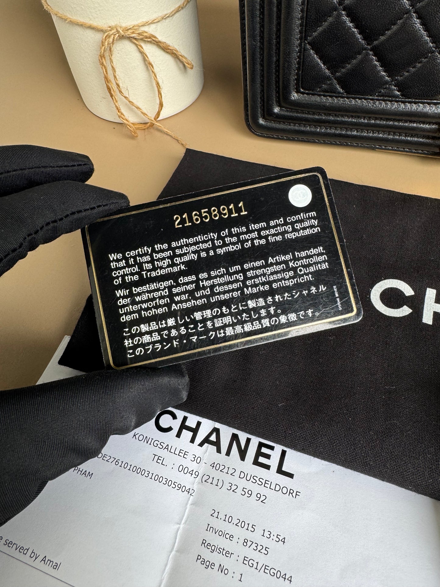 CHANEL LE BOY OLD MEDIUM