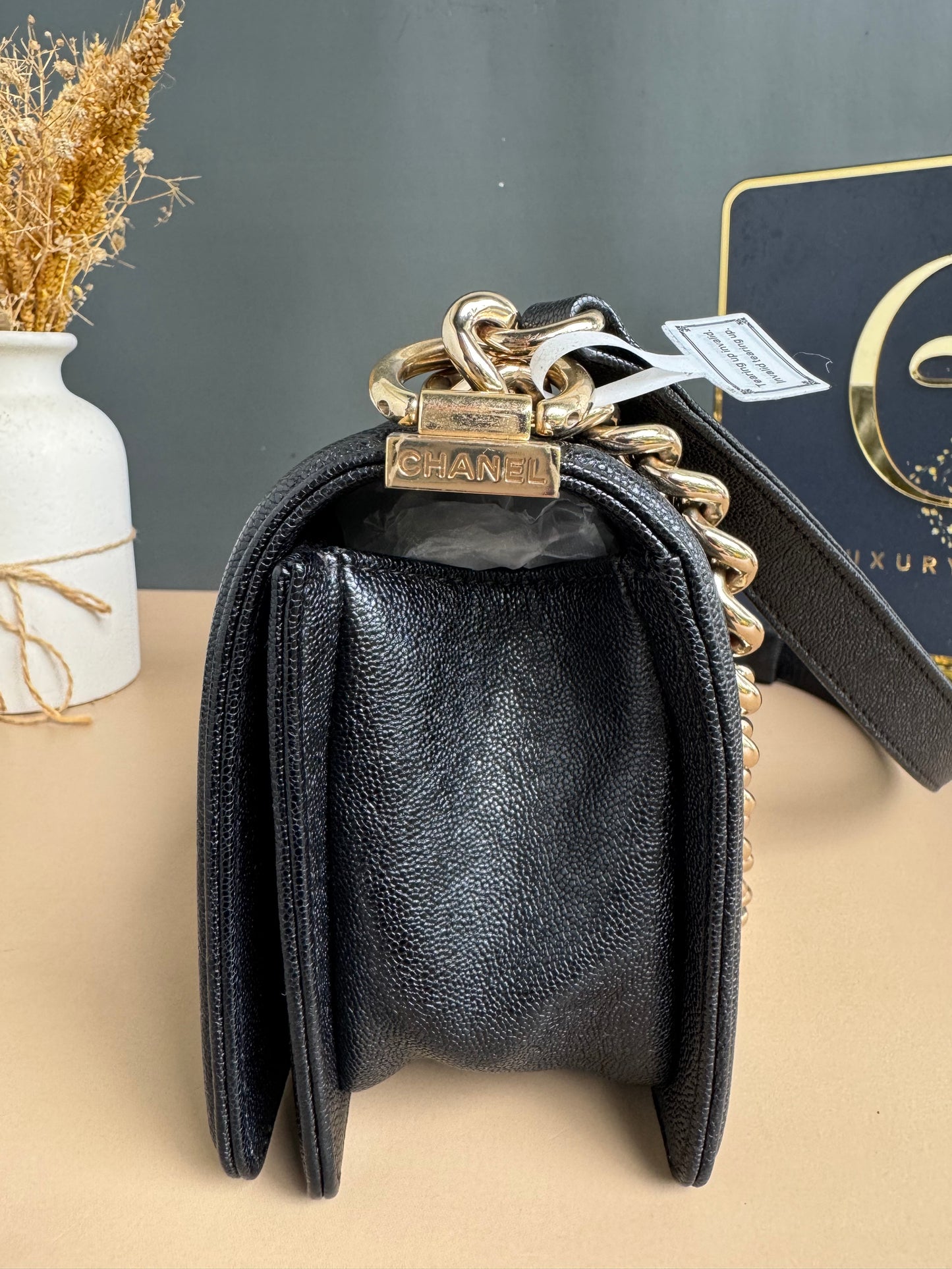 CHANEL LE BOY SMALL CAVIAR