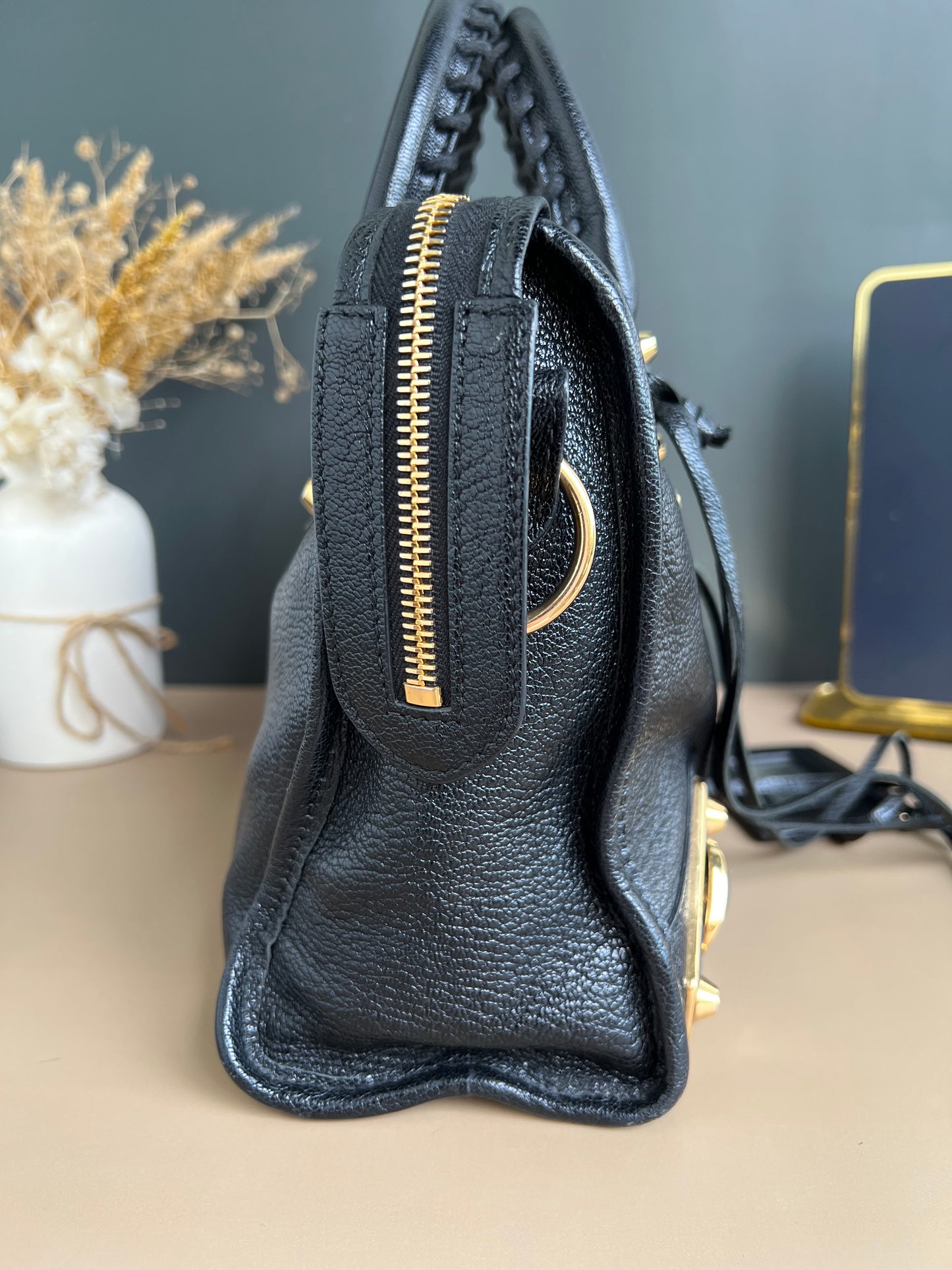 BALENCIAGA SMALL METALLIC EDGE