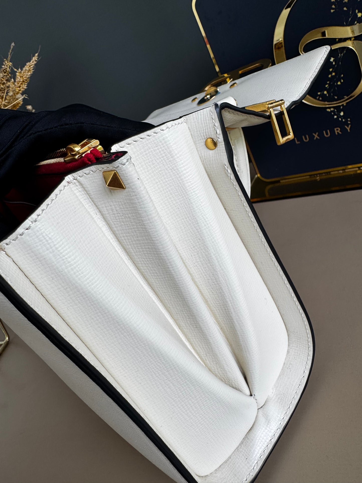 VALENTINO VSLING HANDBAG WITH JEWEL EMBROIDDERY