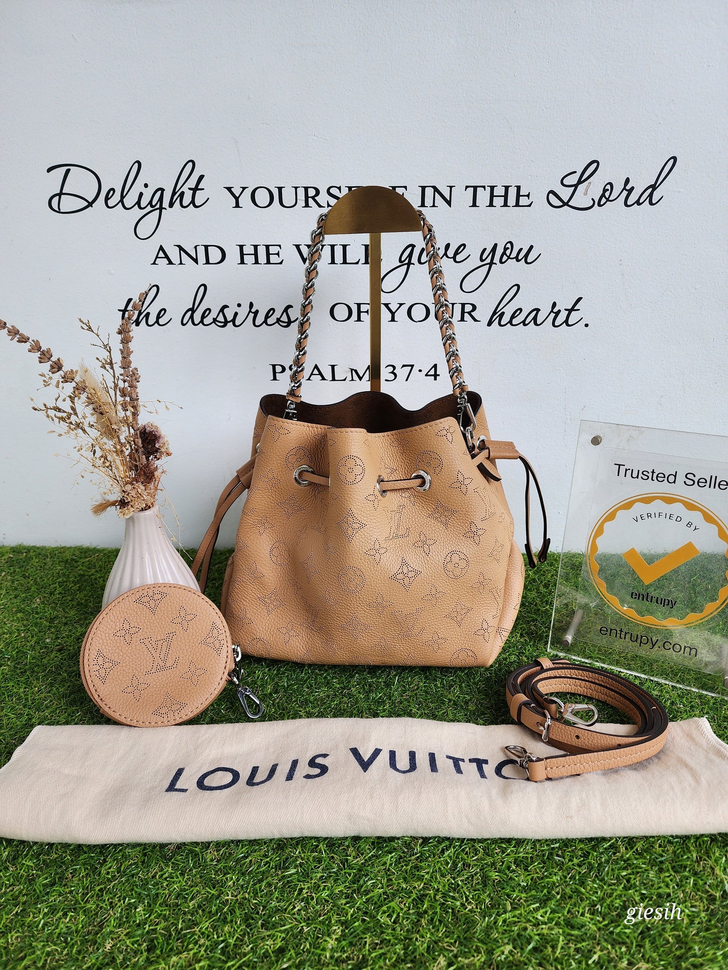 Louis Vuitton Bella Mahina leather