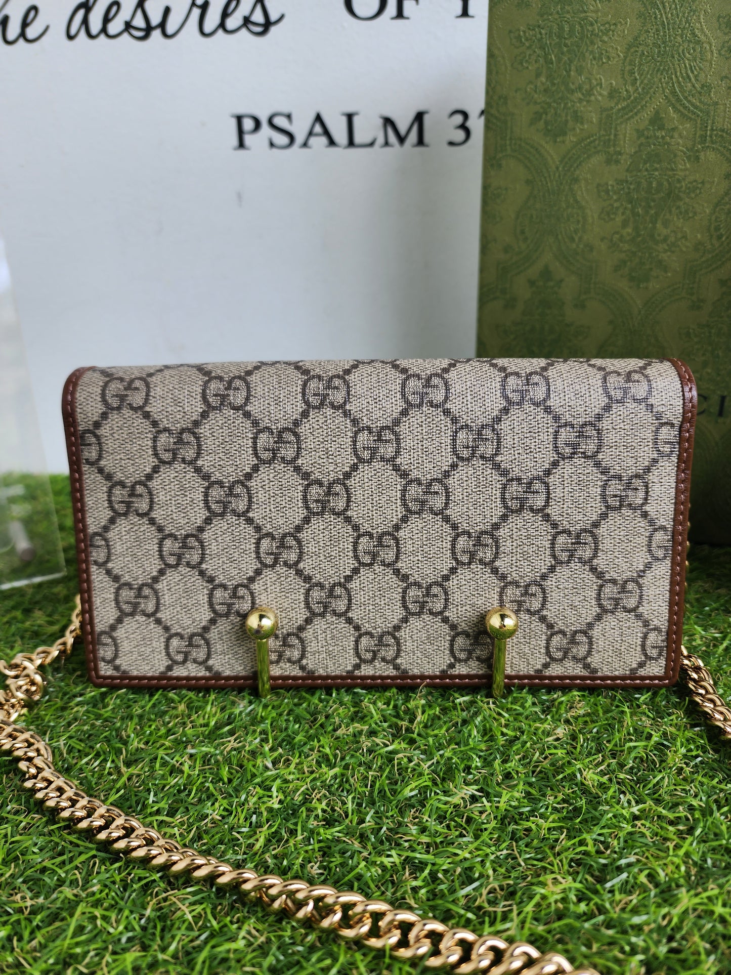 Gucci Horsebit 1955 wallet with chain