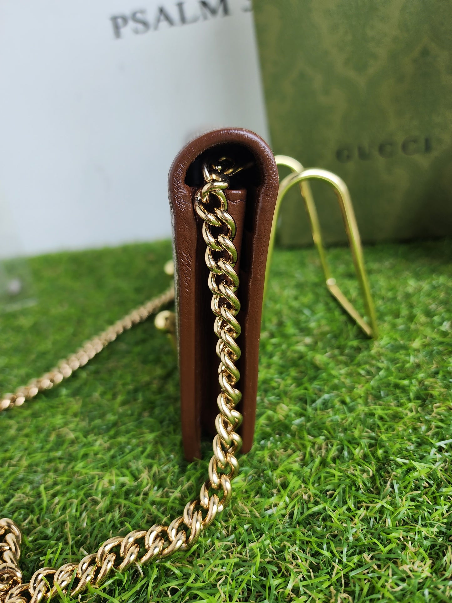 Gucci Horsebit 1955 wallet with chain