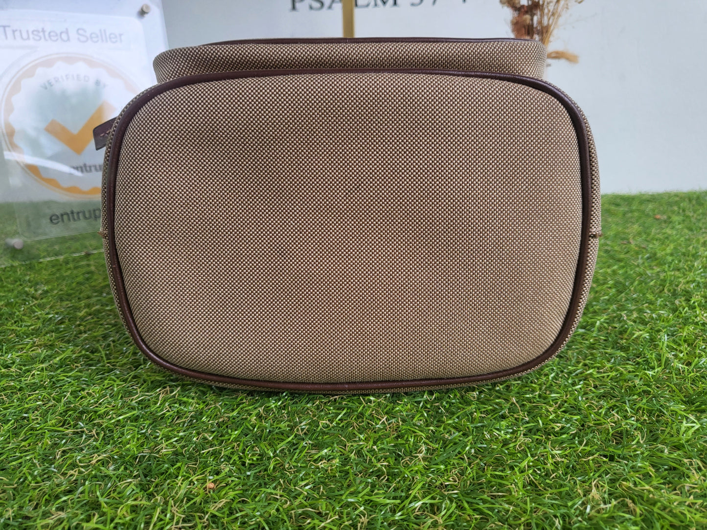 Prada Jacquard Bucket Small