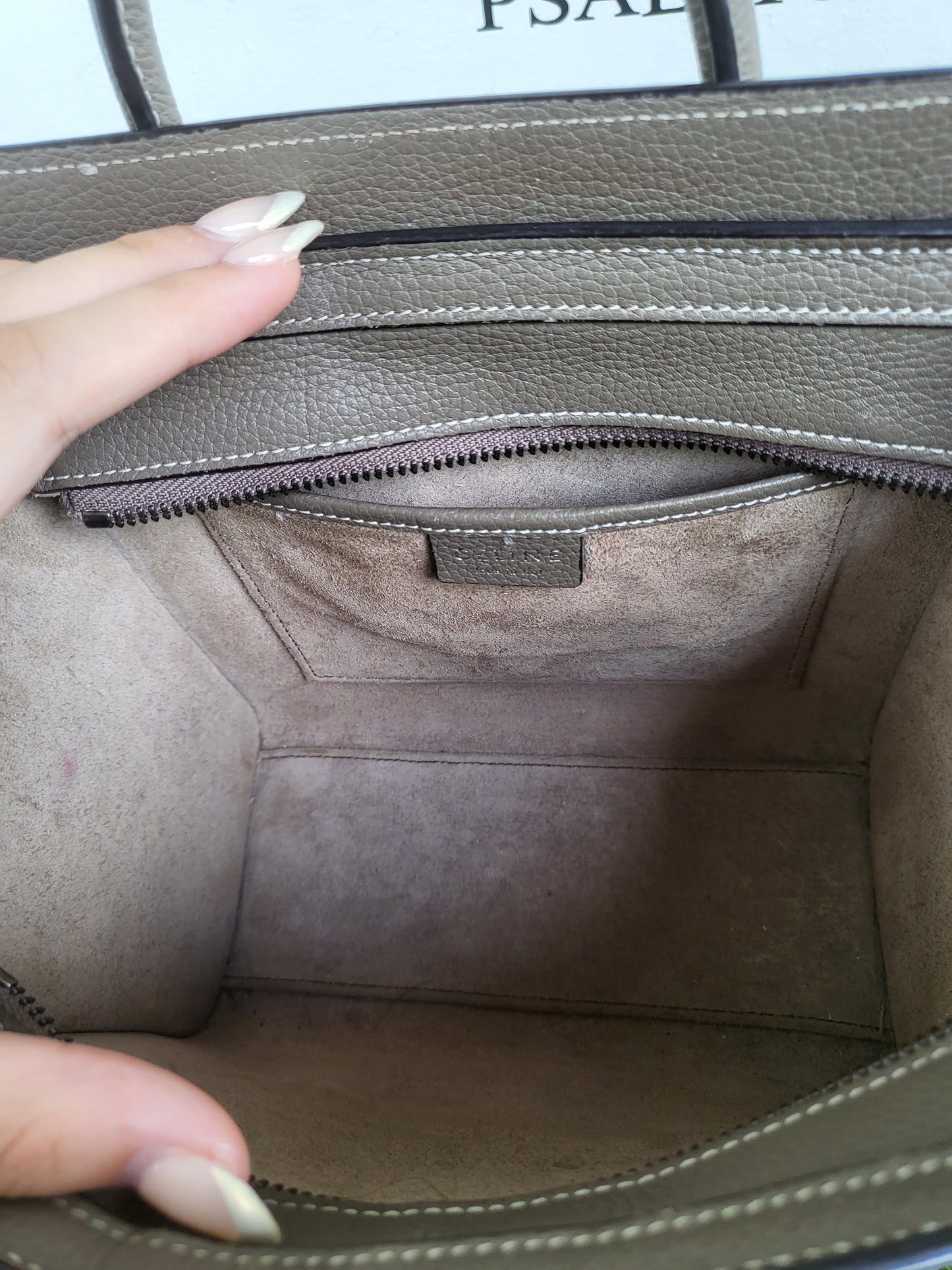Celine Nano Luggage Souris
