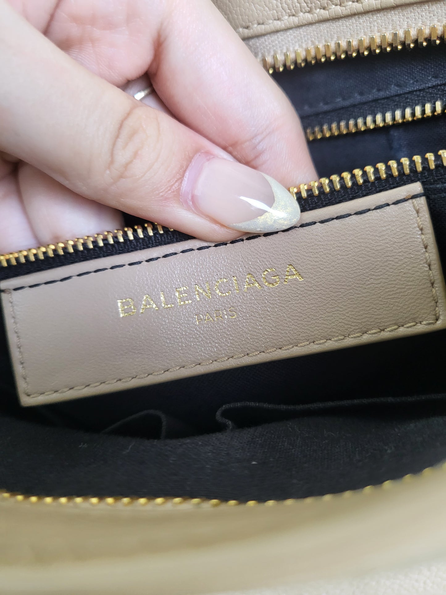 Balenciaga Small Metallic Edge