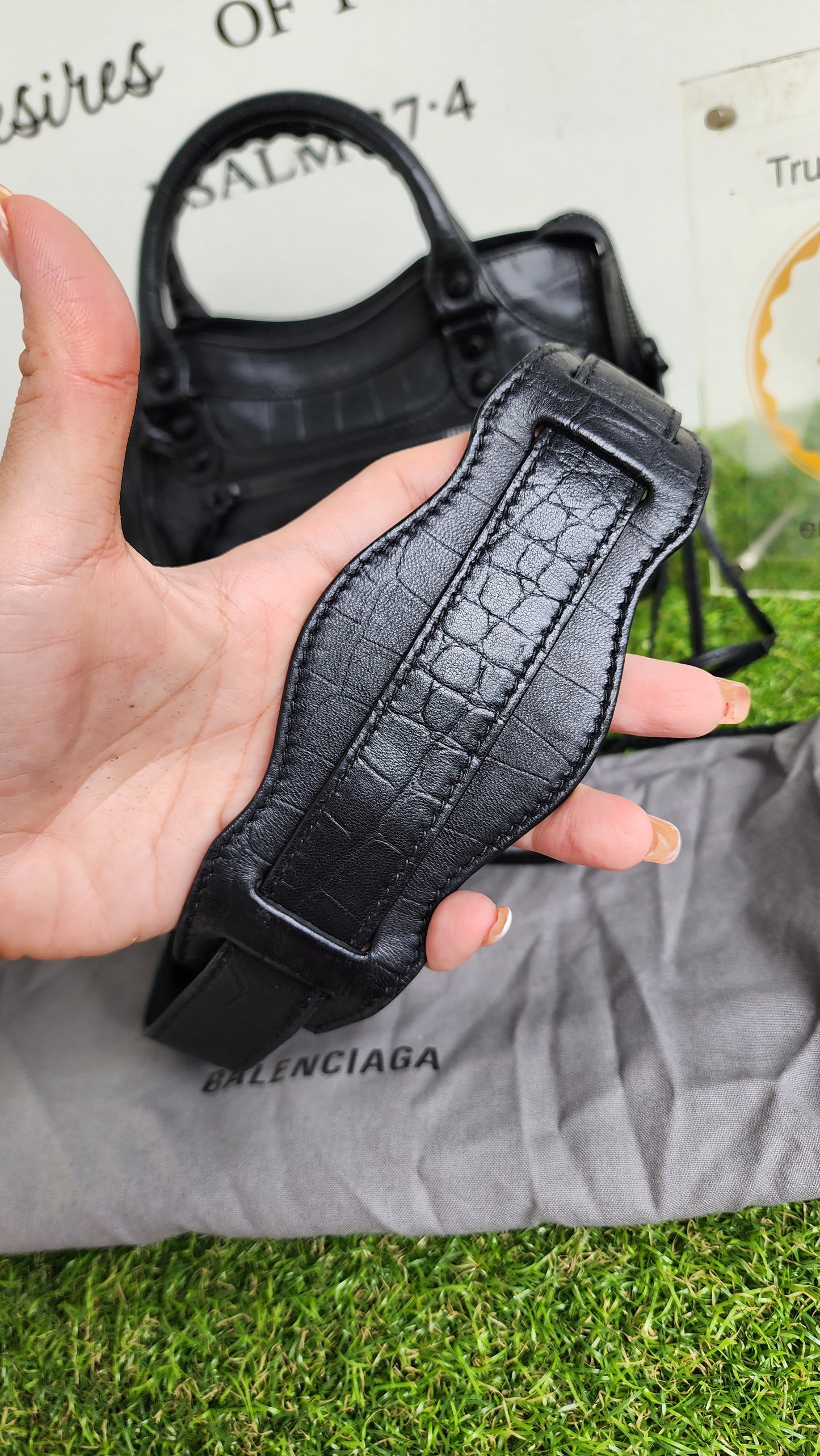 Balenciaga Mini Croc Embossed