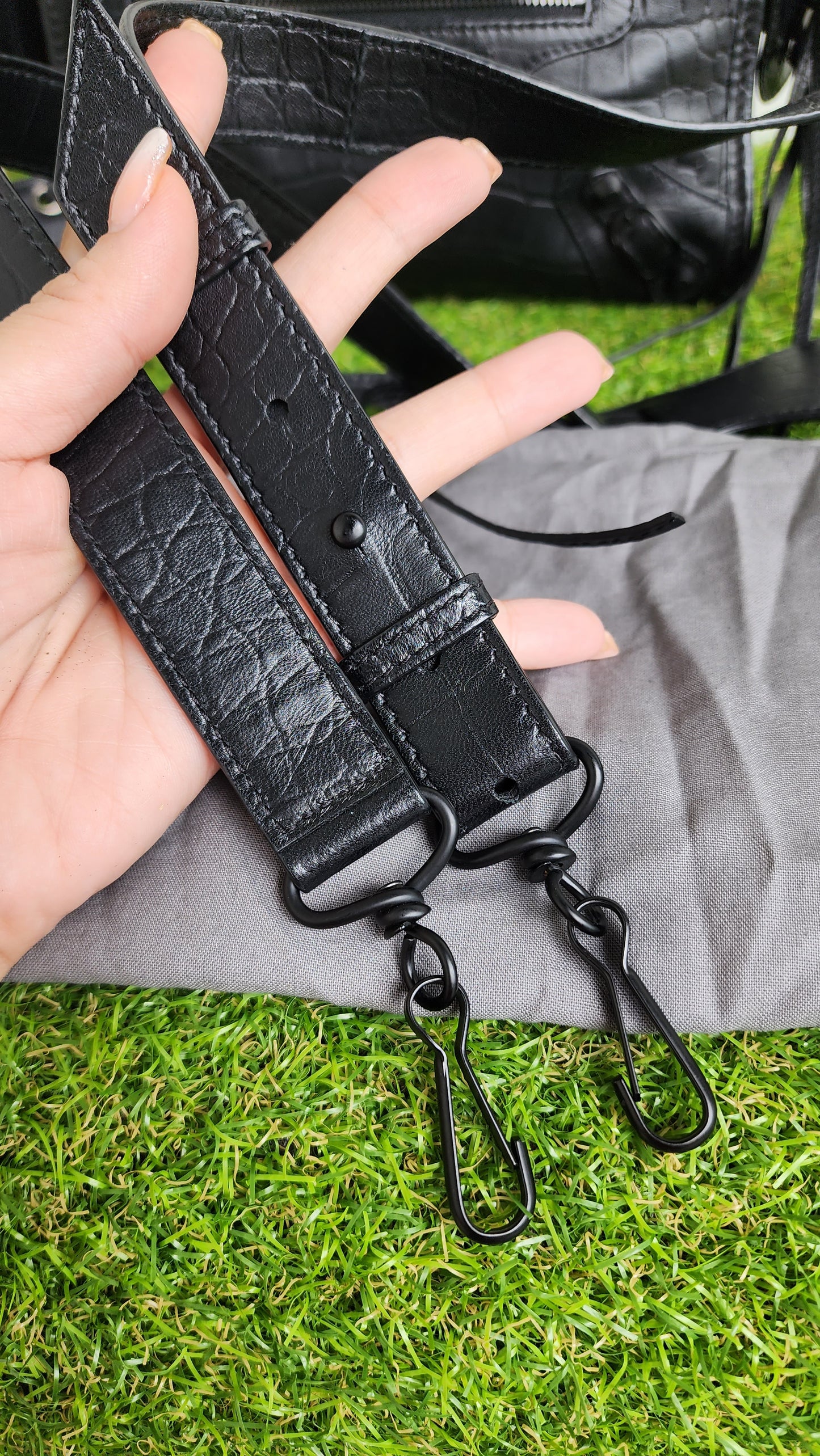 Balenciaga Mini Croc Embossed