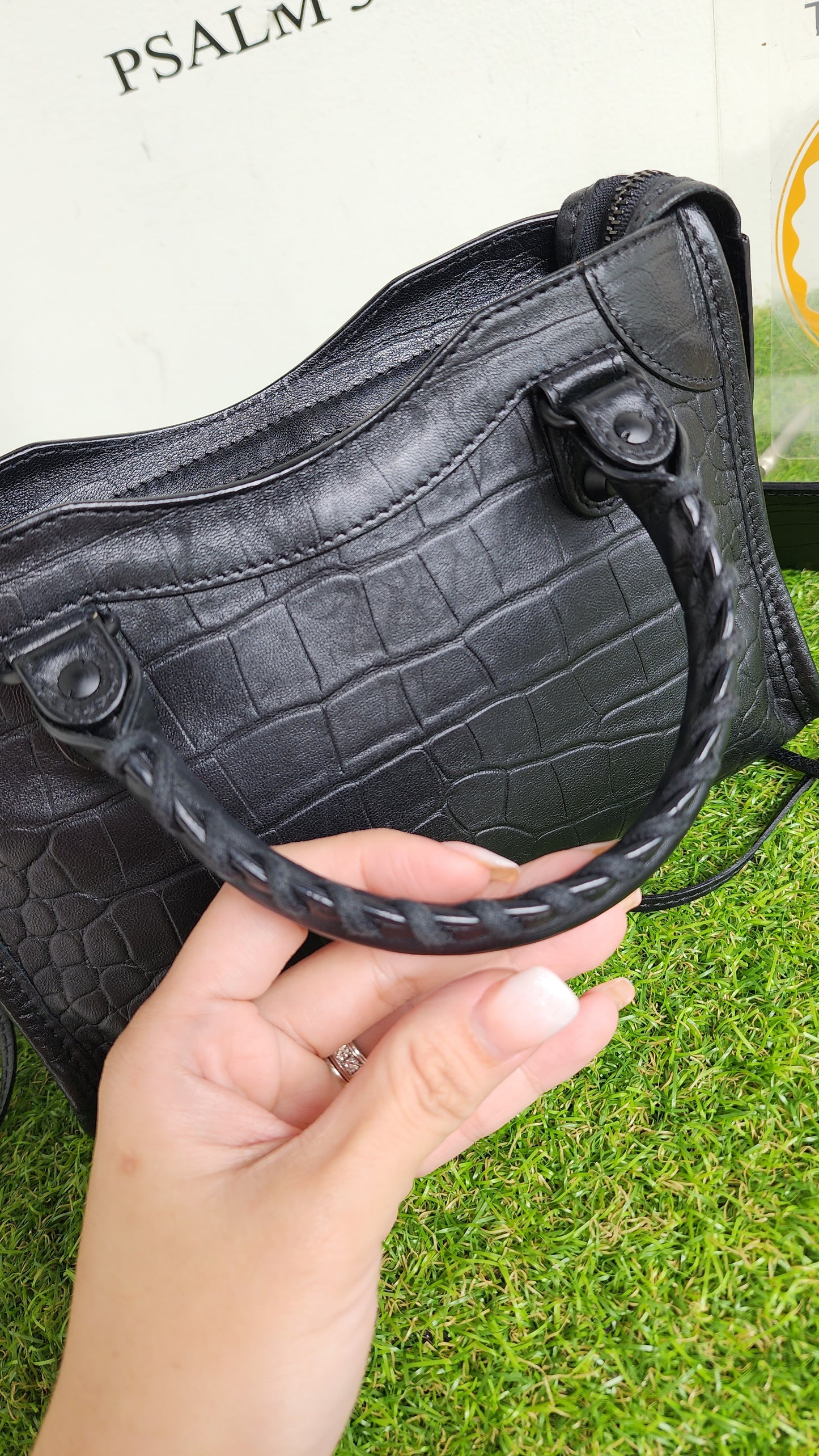 Balenciaga Mini Croc Embossed