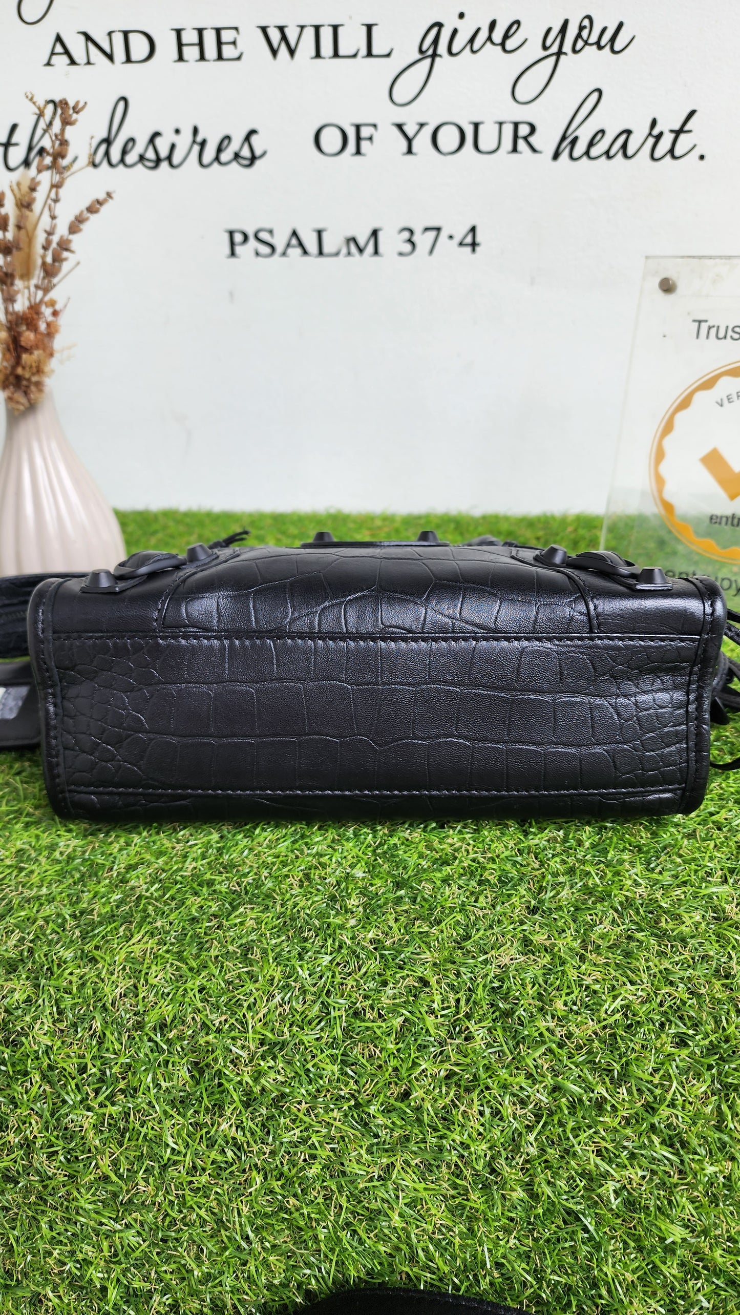 Balenciaga Mini Croc Embossed