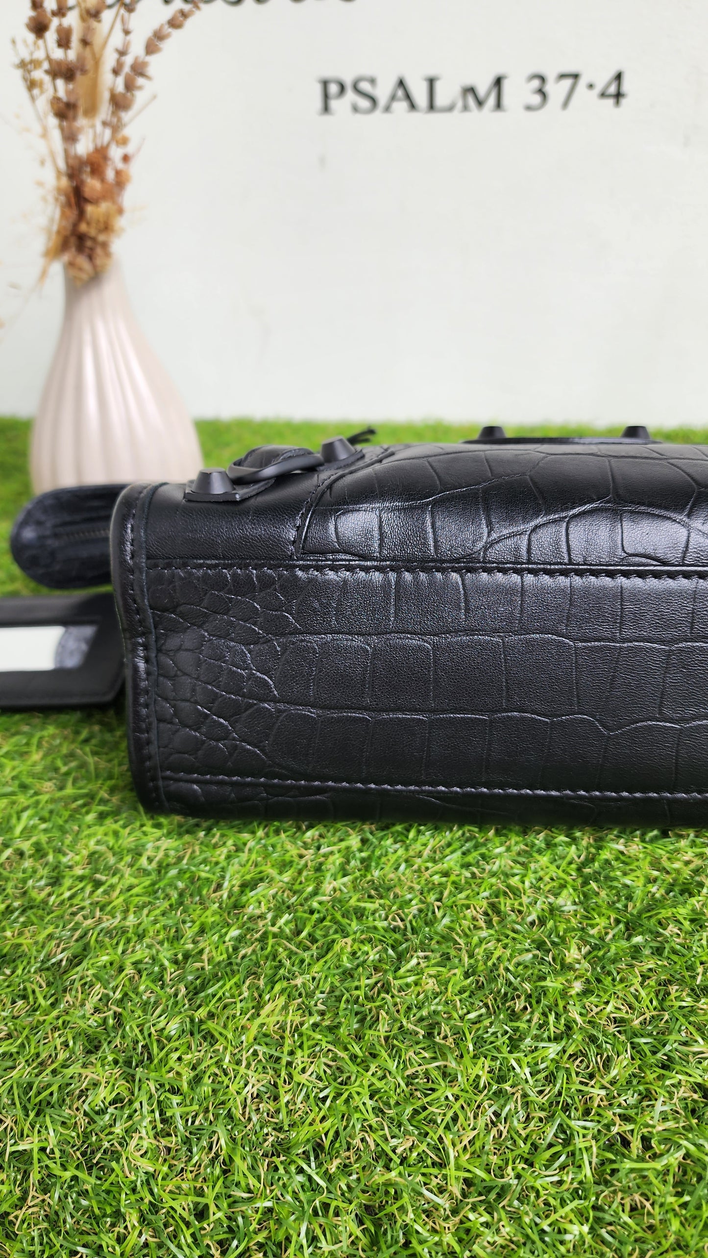 Balenciaga Mini Croc Embossed