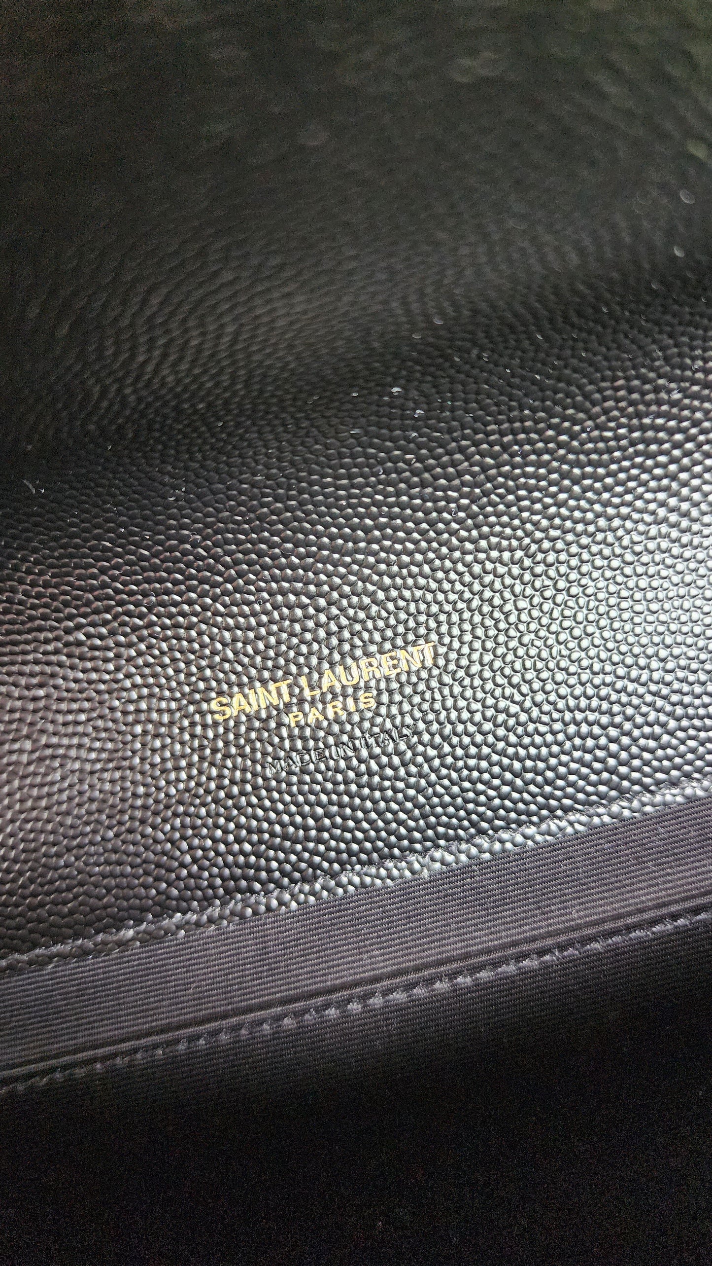 YSL Wristlet Black