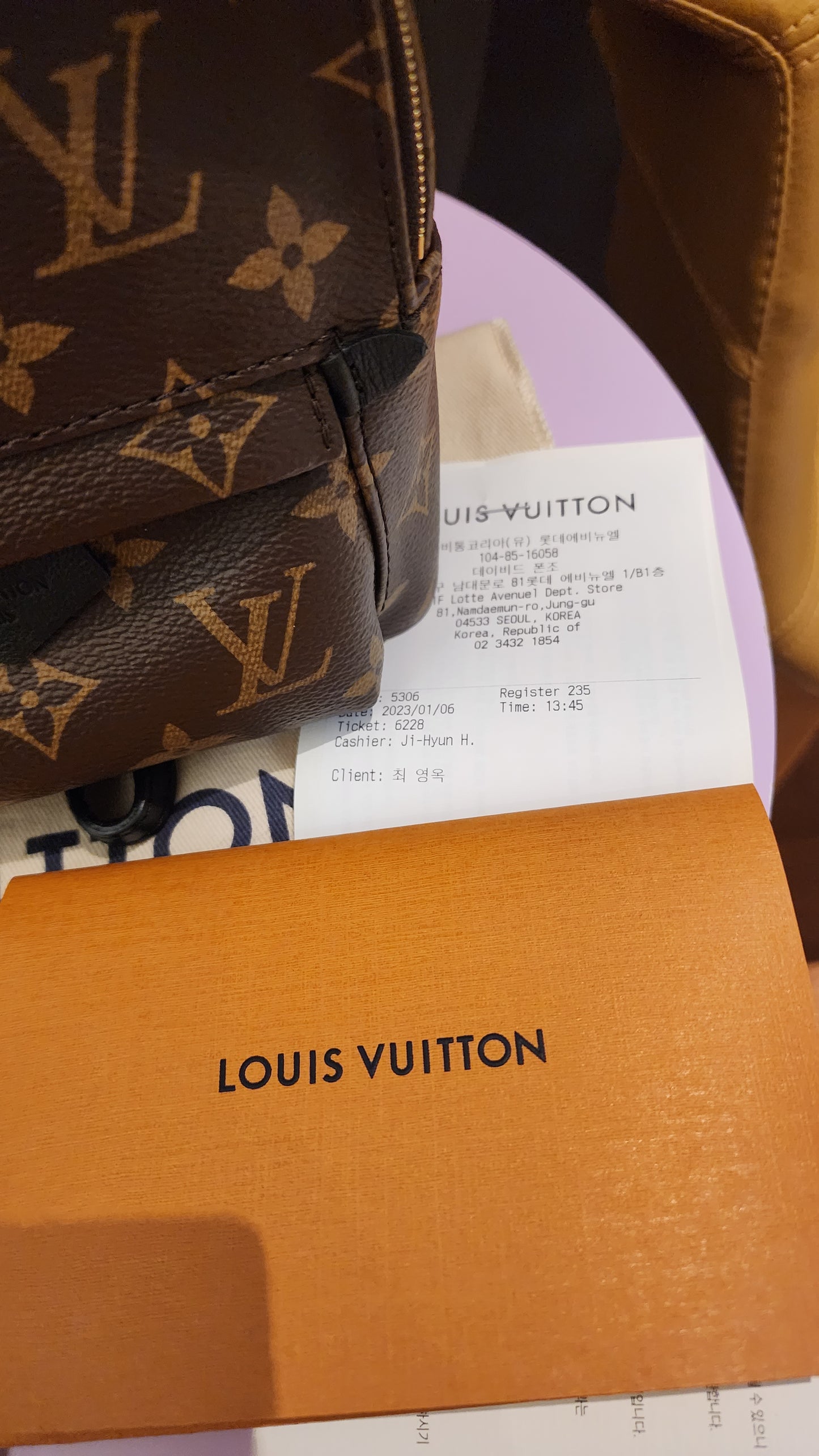 IN TRANSIT - LOUIS VUITTON PALMSPRING MINI