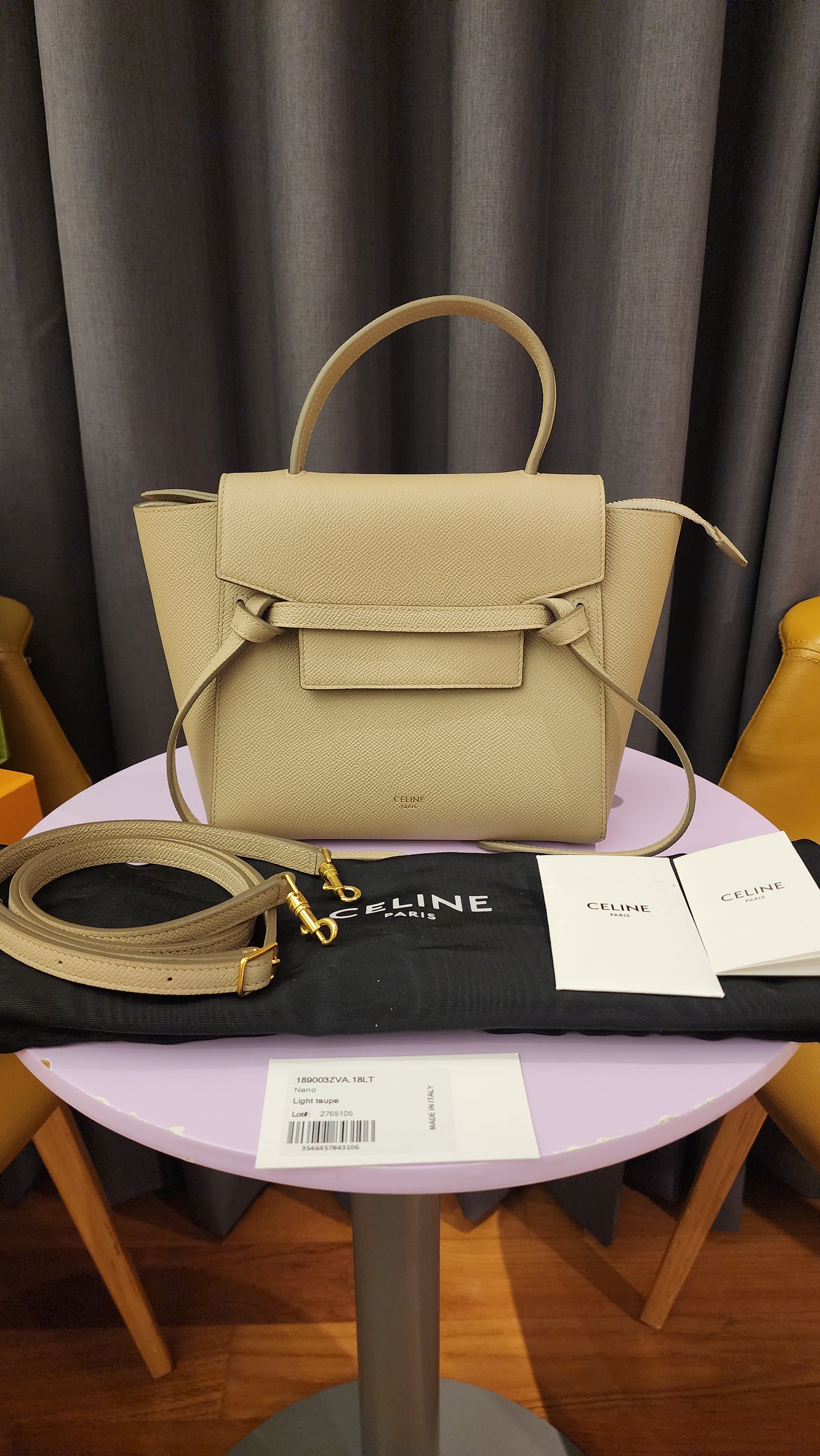 IN TRANSIT - CELINE BELT BAG NANO