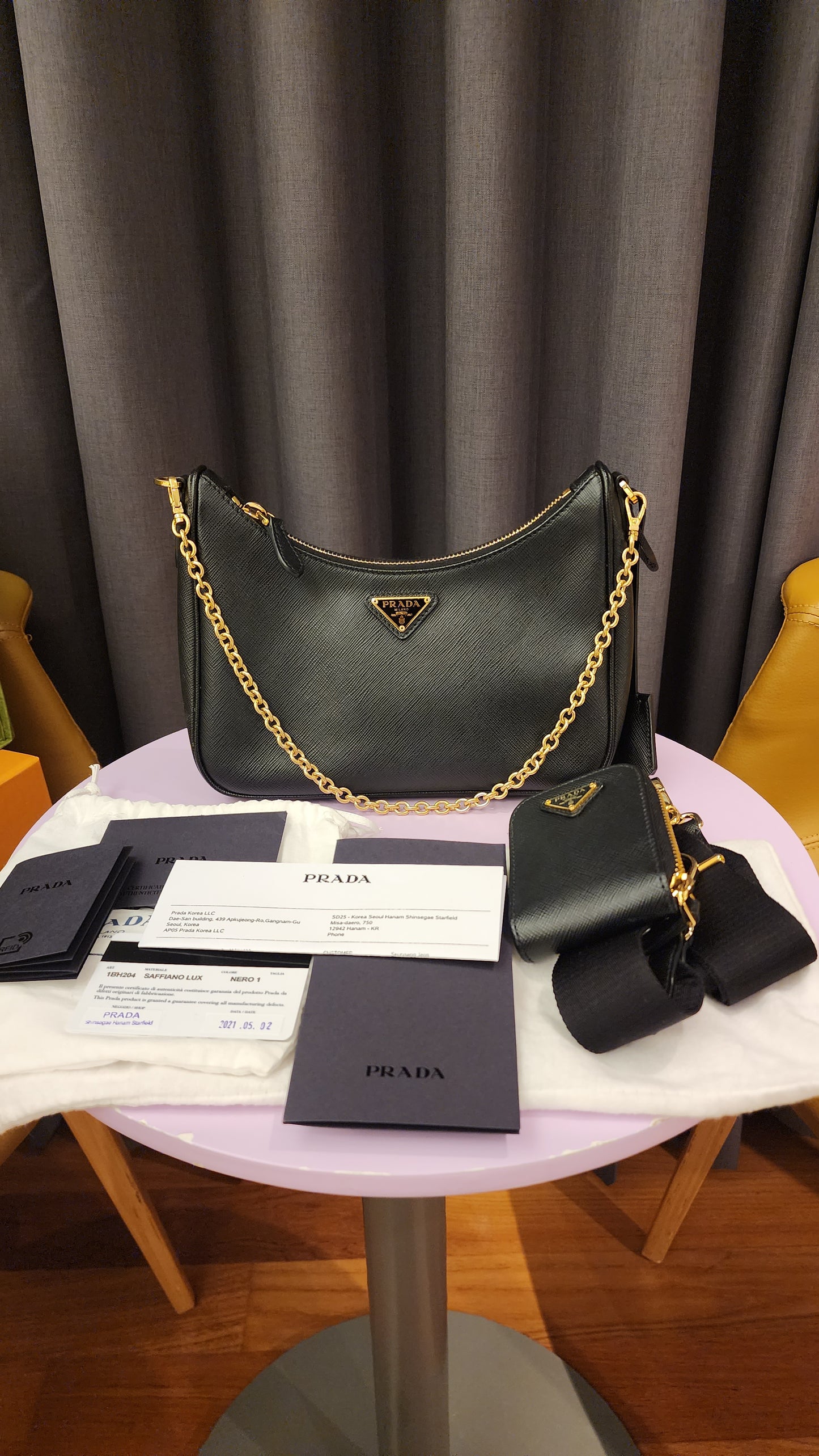 IN TRANSIT - PRADA MULTI POCHETTE SAFFIANO