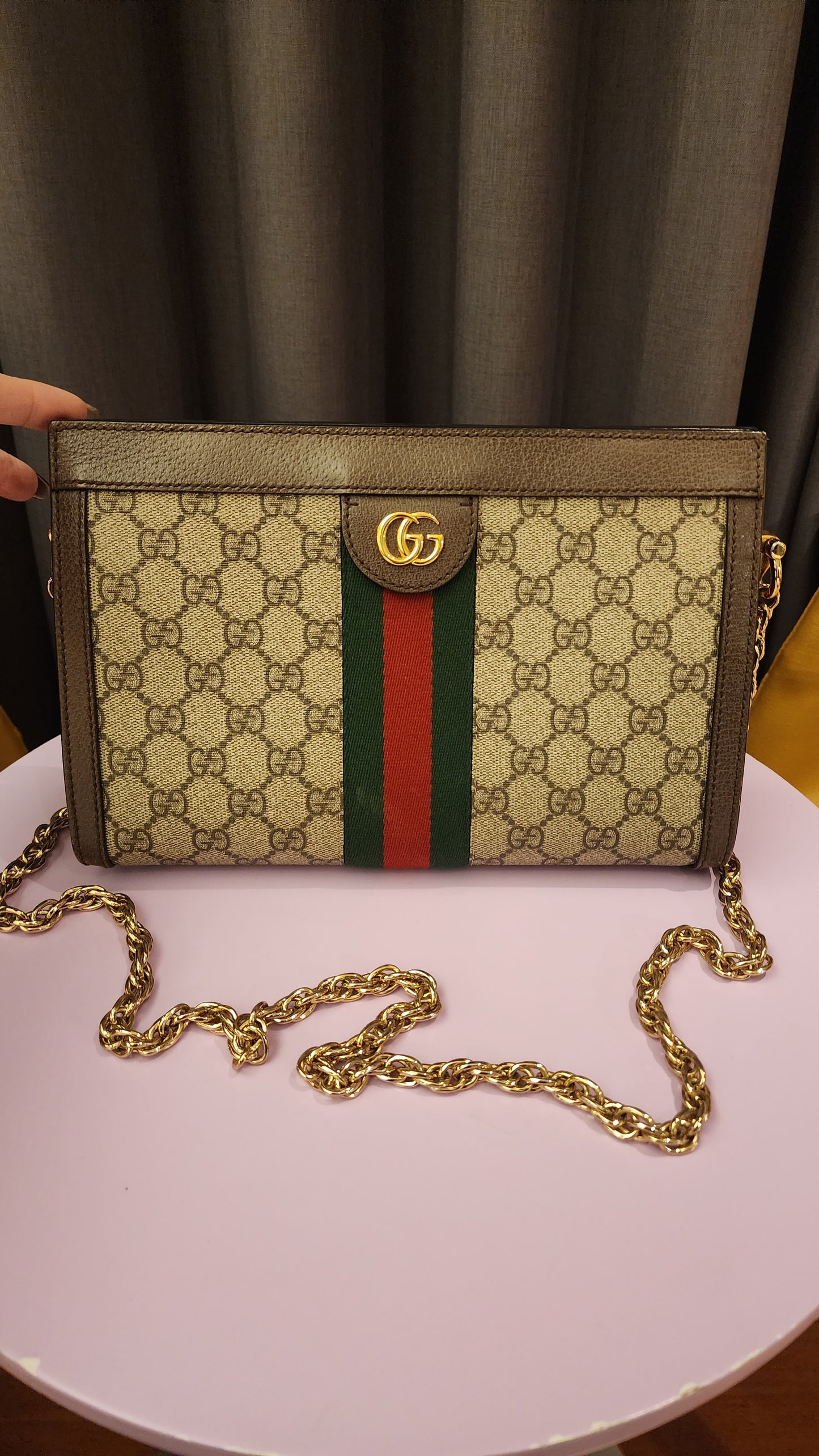 IN TRANSIT - GUCCI OPHIDIA GG SUPREME SMALL