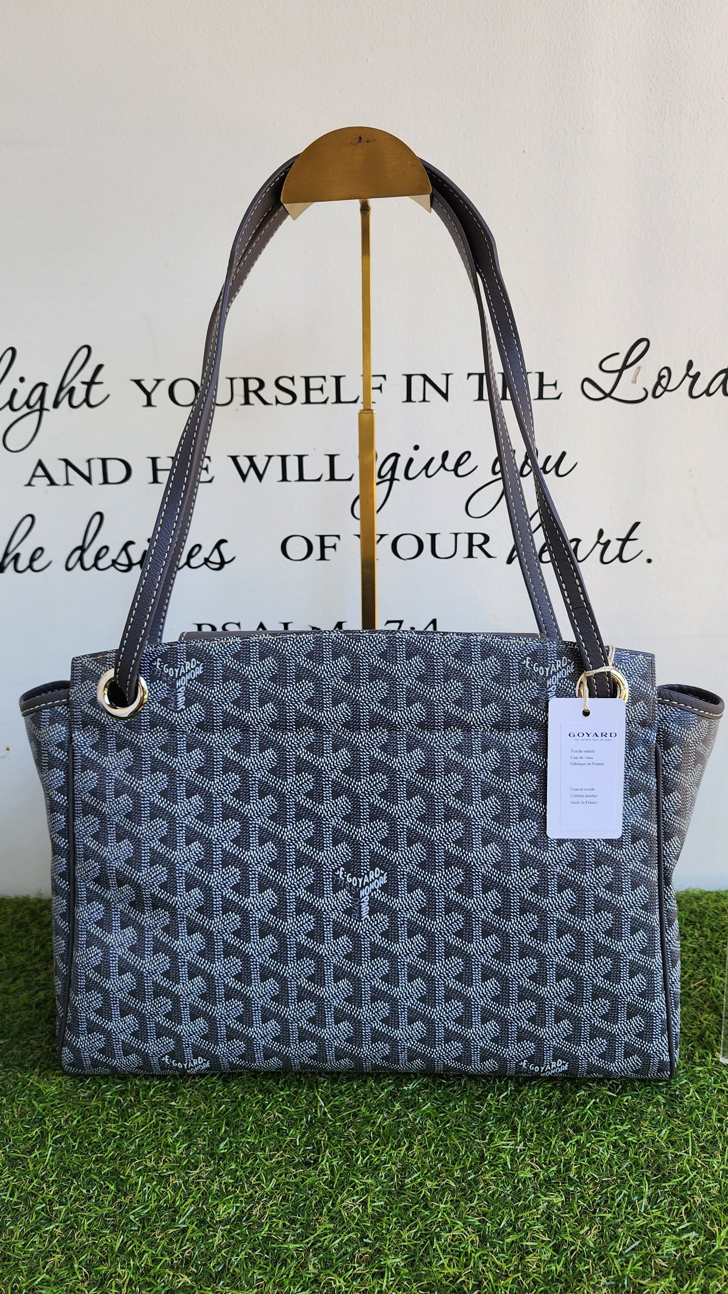 BRANDNEW GOYARD ROUETTE GRAY
