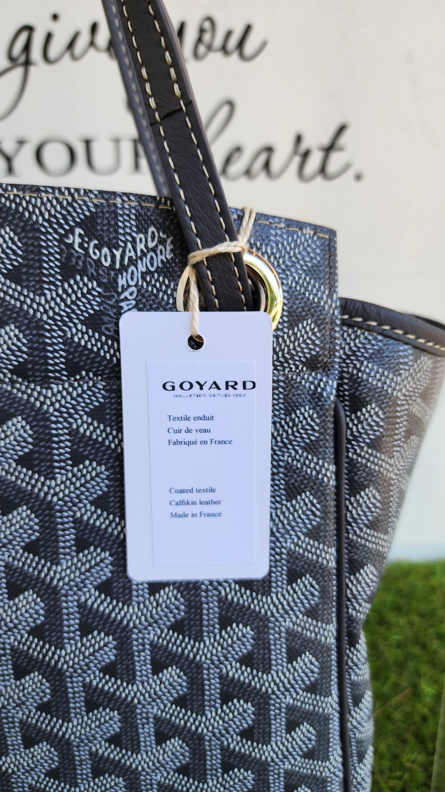 BRANDNEW GOYARD ROUETTE GRAY