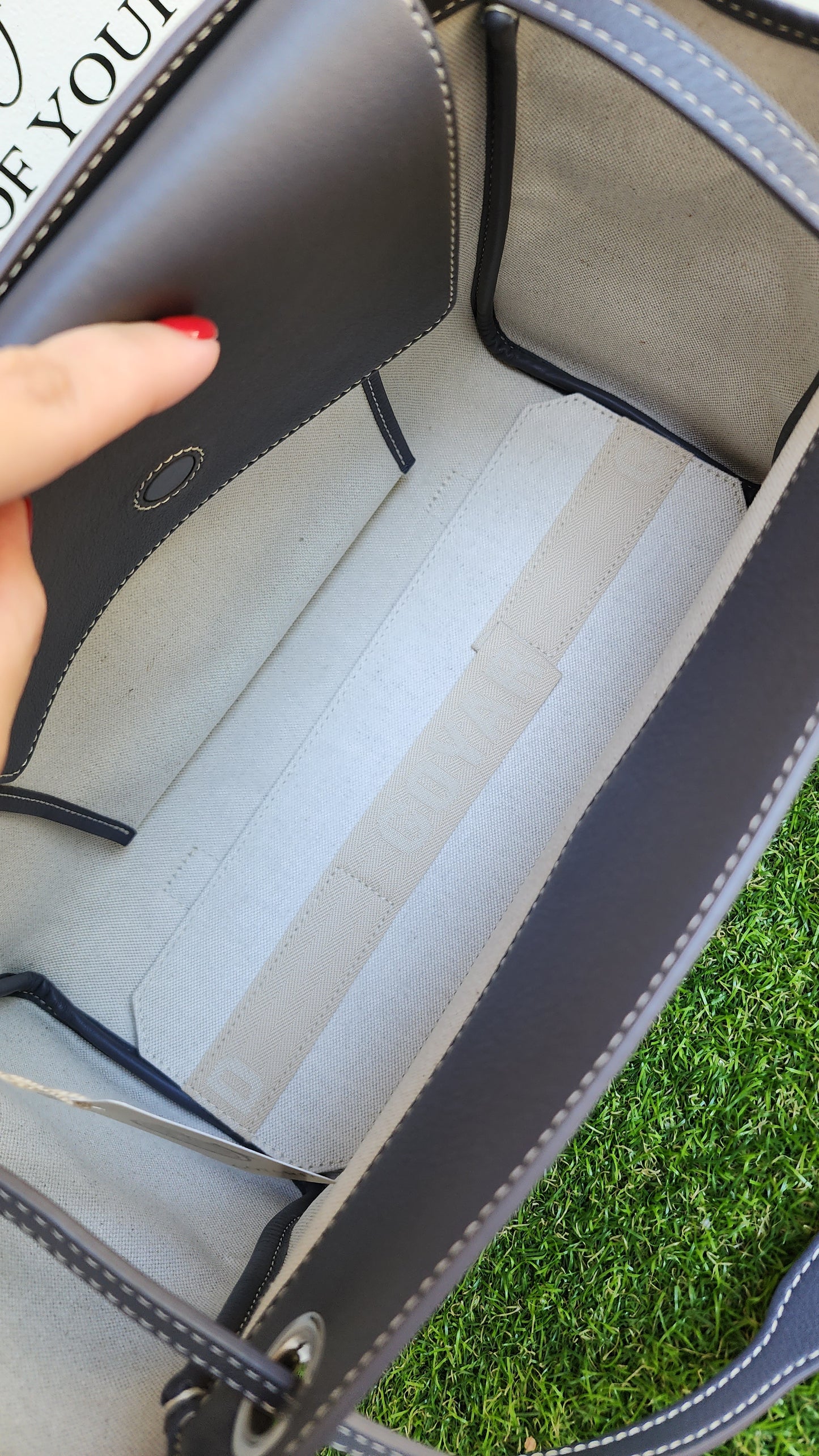 BRANDNEW GOYARD ROUETTE GRAY