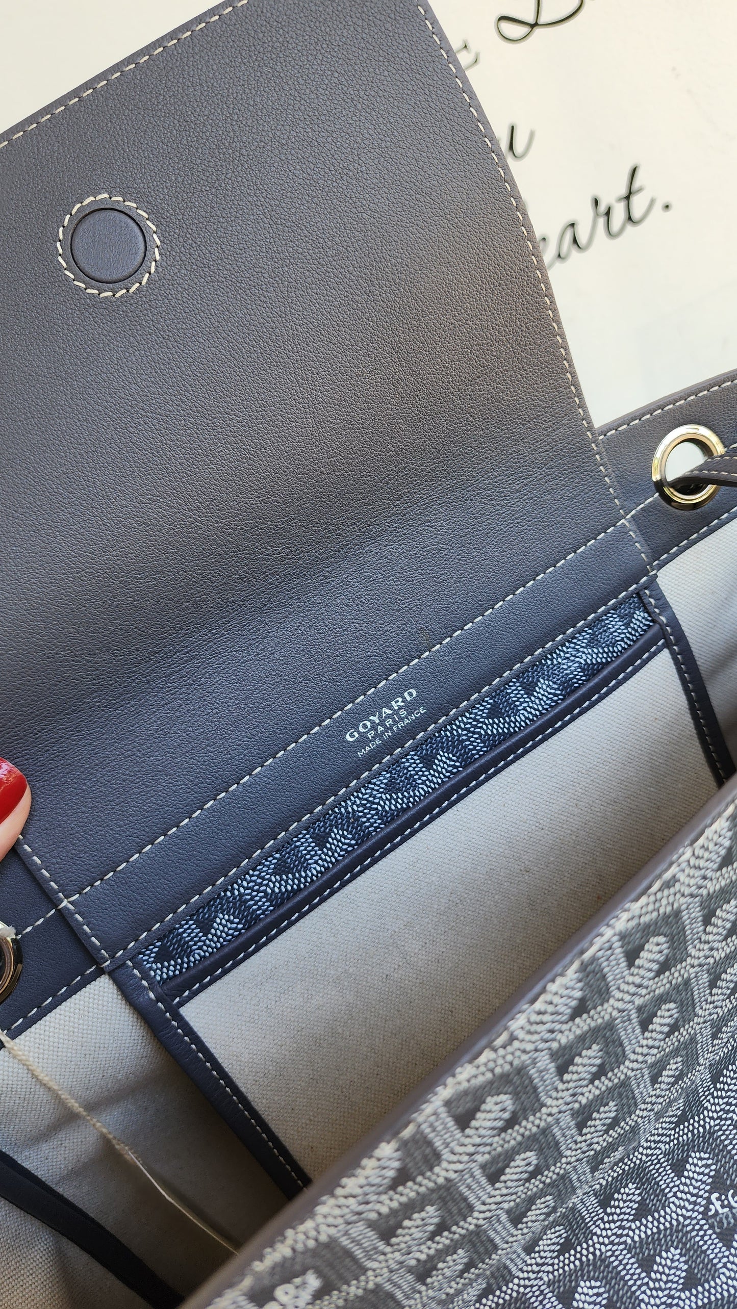 BRANDNEW GOYARD ROUETTE GRAY