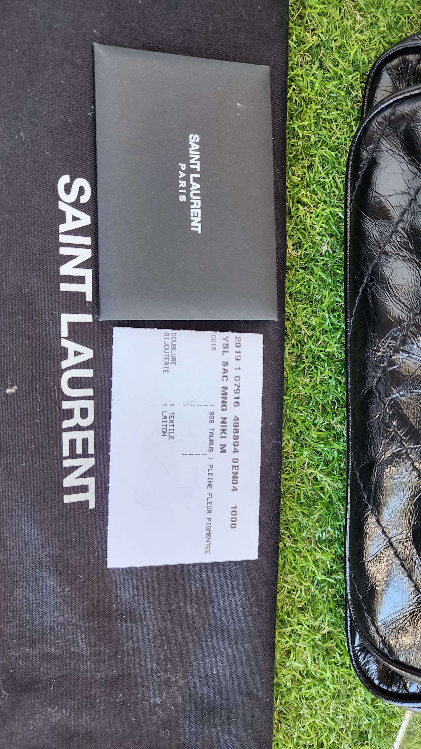 YSL NIKI MEDIUM BLACK