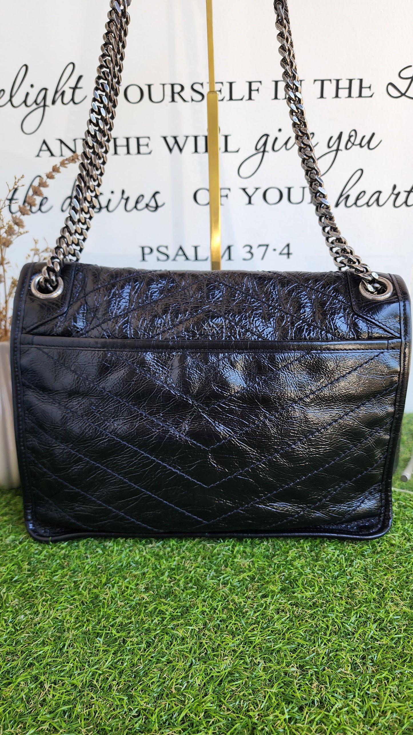 YSL NIKI MEDIUM BLACK