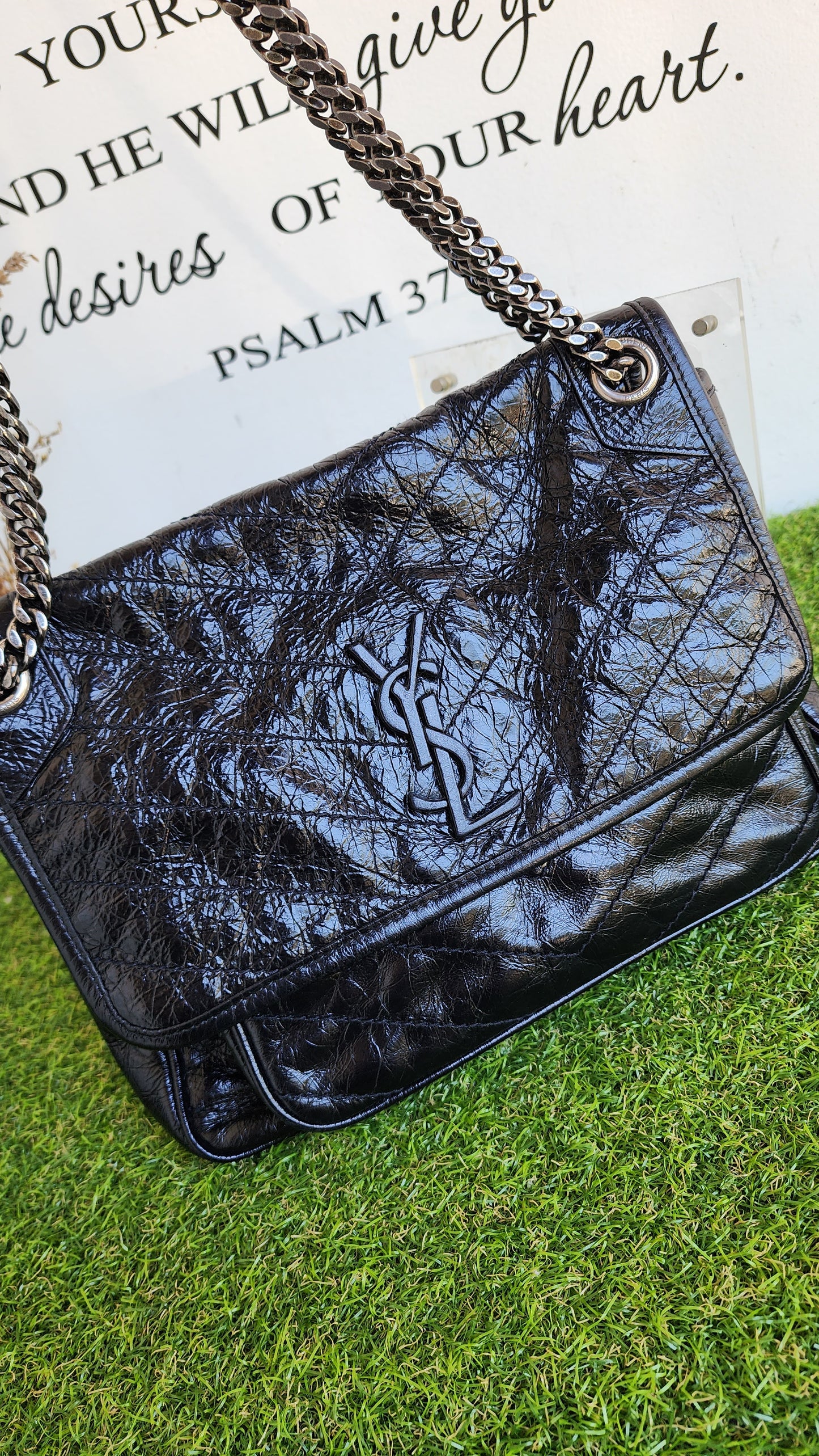 YSL NIKI MEDIUM BLACK