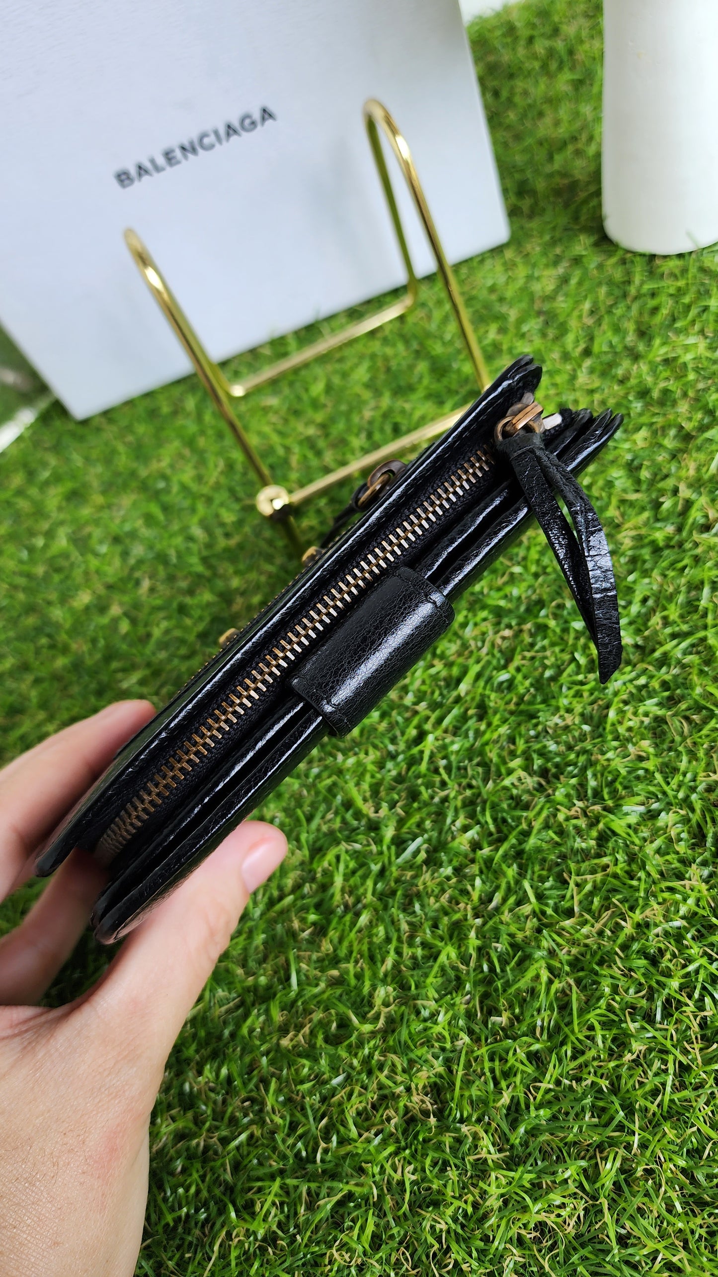 BALENCIAGA ZIPPY SHORT WALLET
