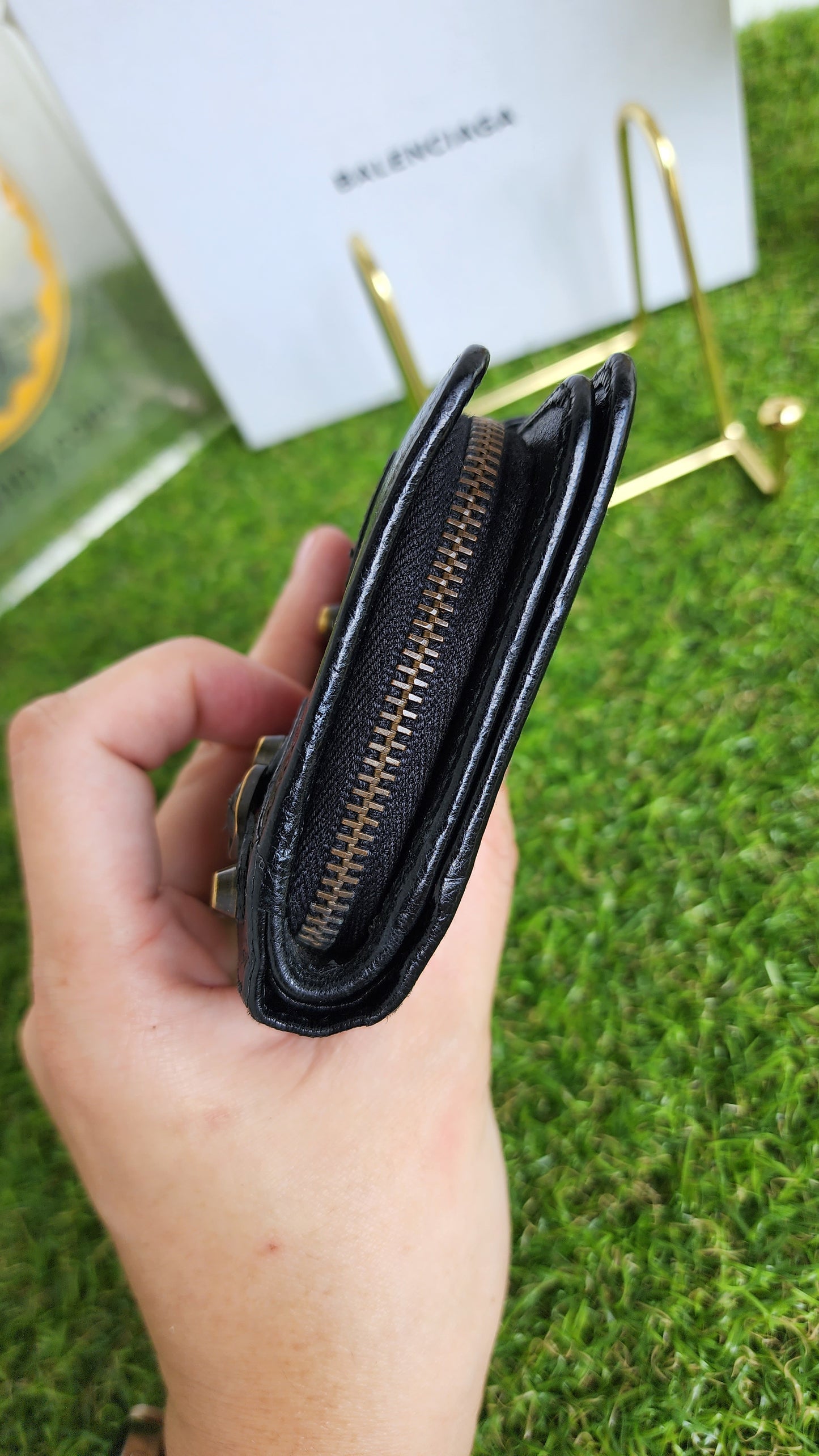 BALENCIAGA ZIPPY SHORT WALLET