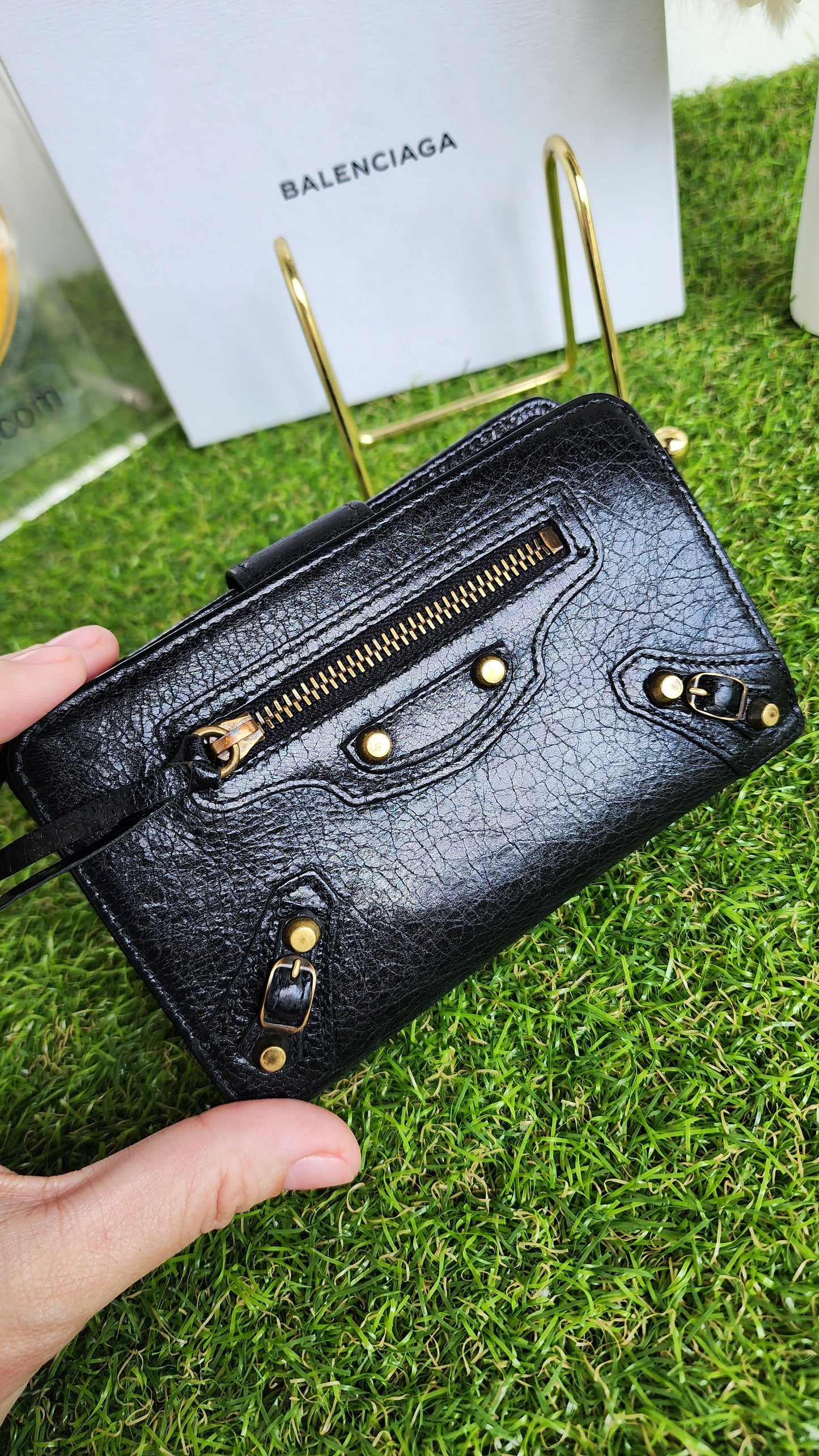 BALENCIAGA ZIPPY SHORT WALLET