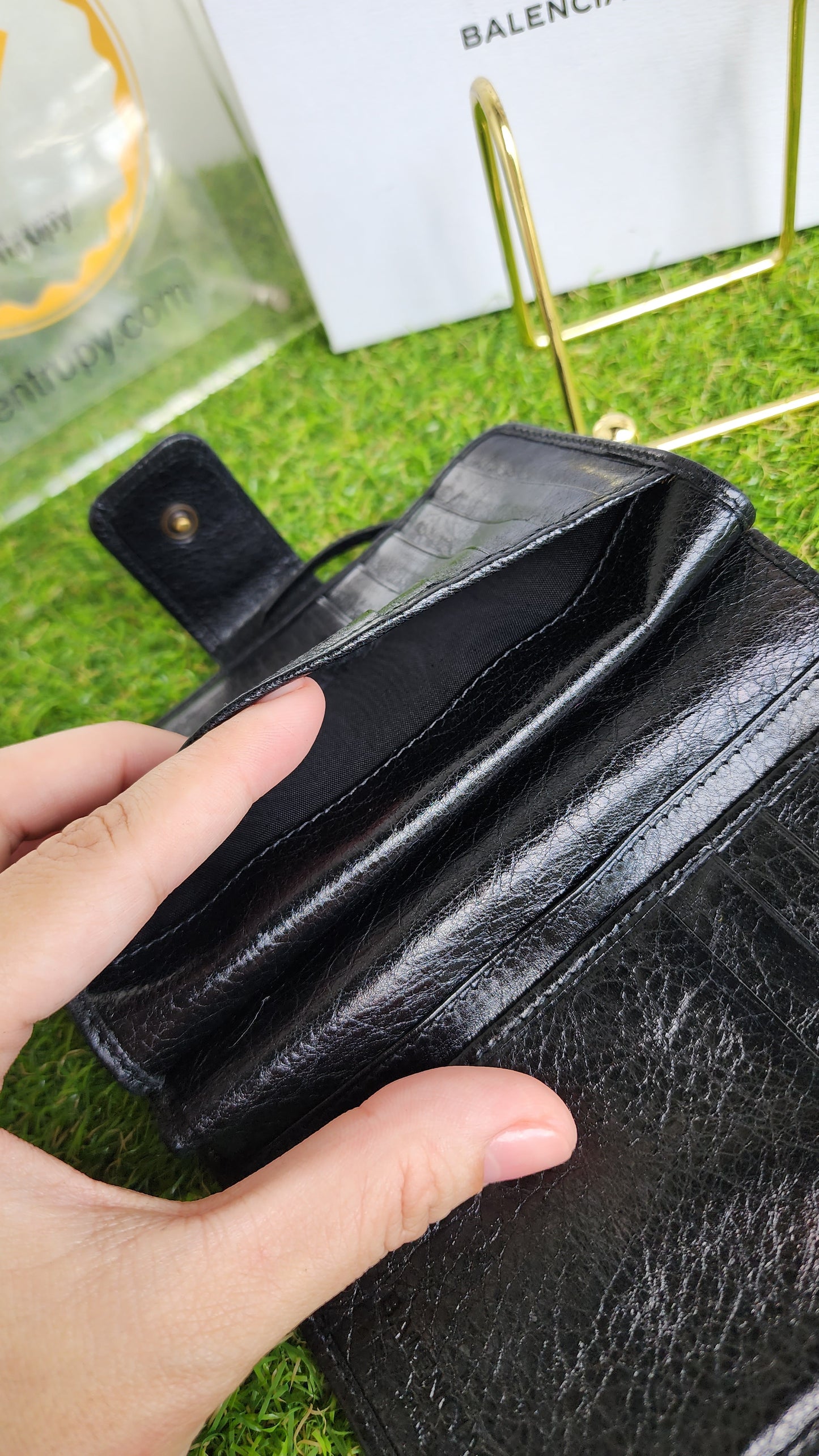 BALENCIAGA ZIPPY SHORT WALLET