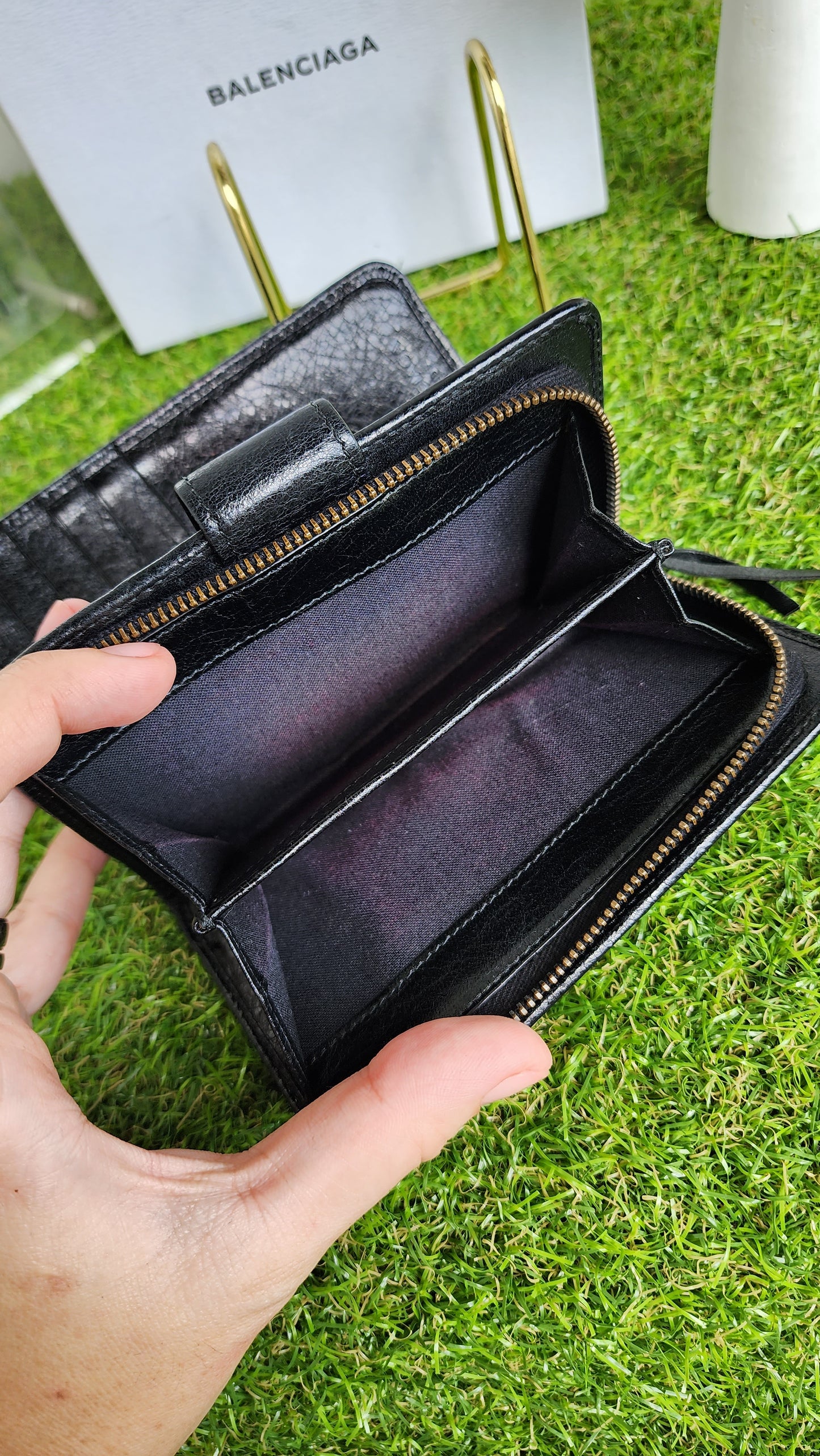 BALENCIAGA ZIPPY SHORT WALLET