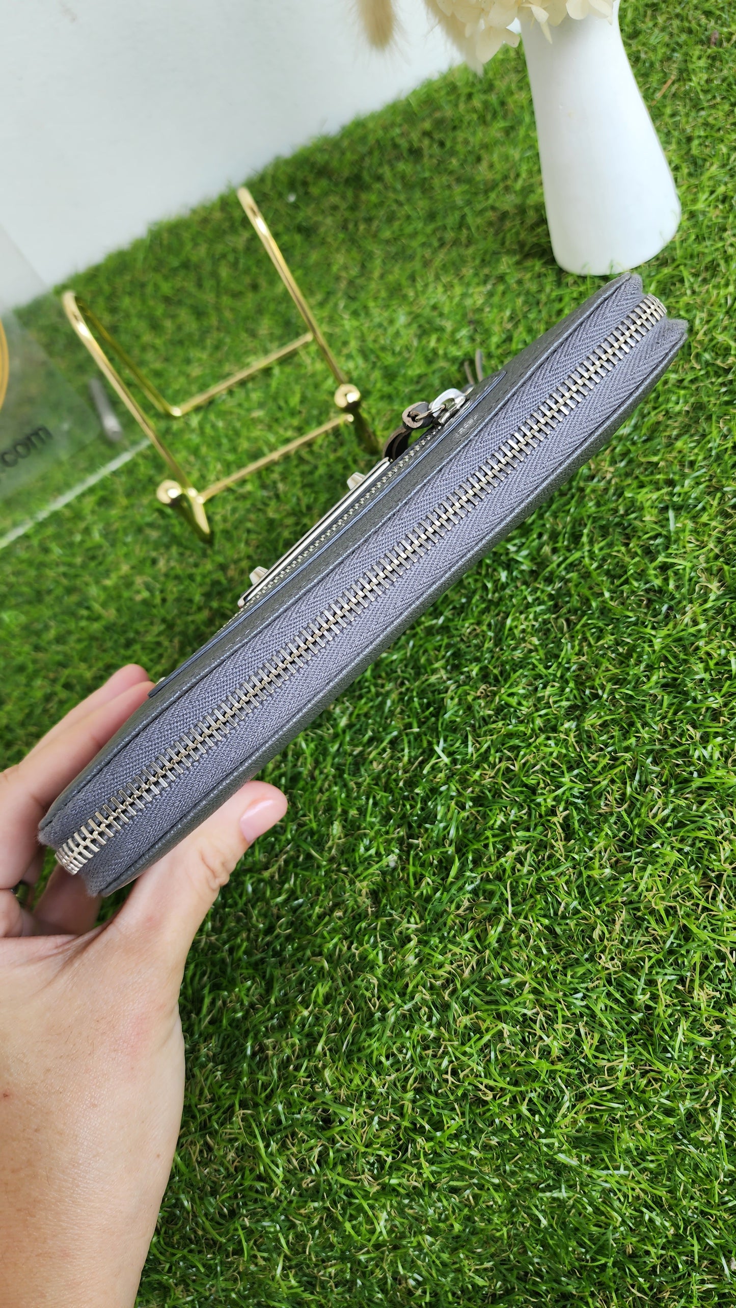 BALENCIAGA MET EDGE LONG WALLET