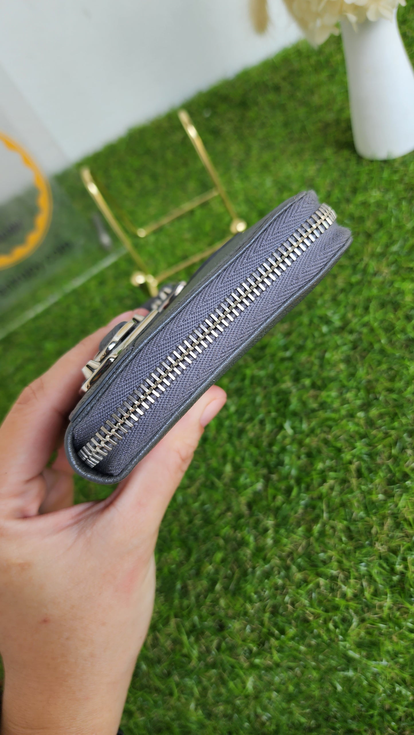 BALENCIAGA MET EDGE LONG WALLET