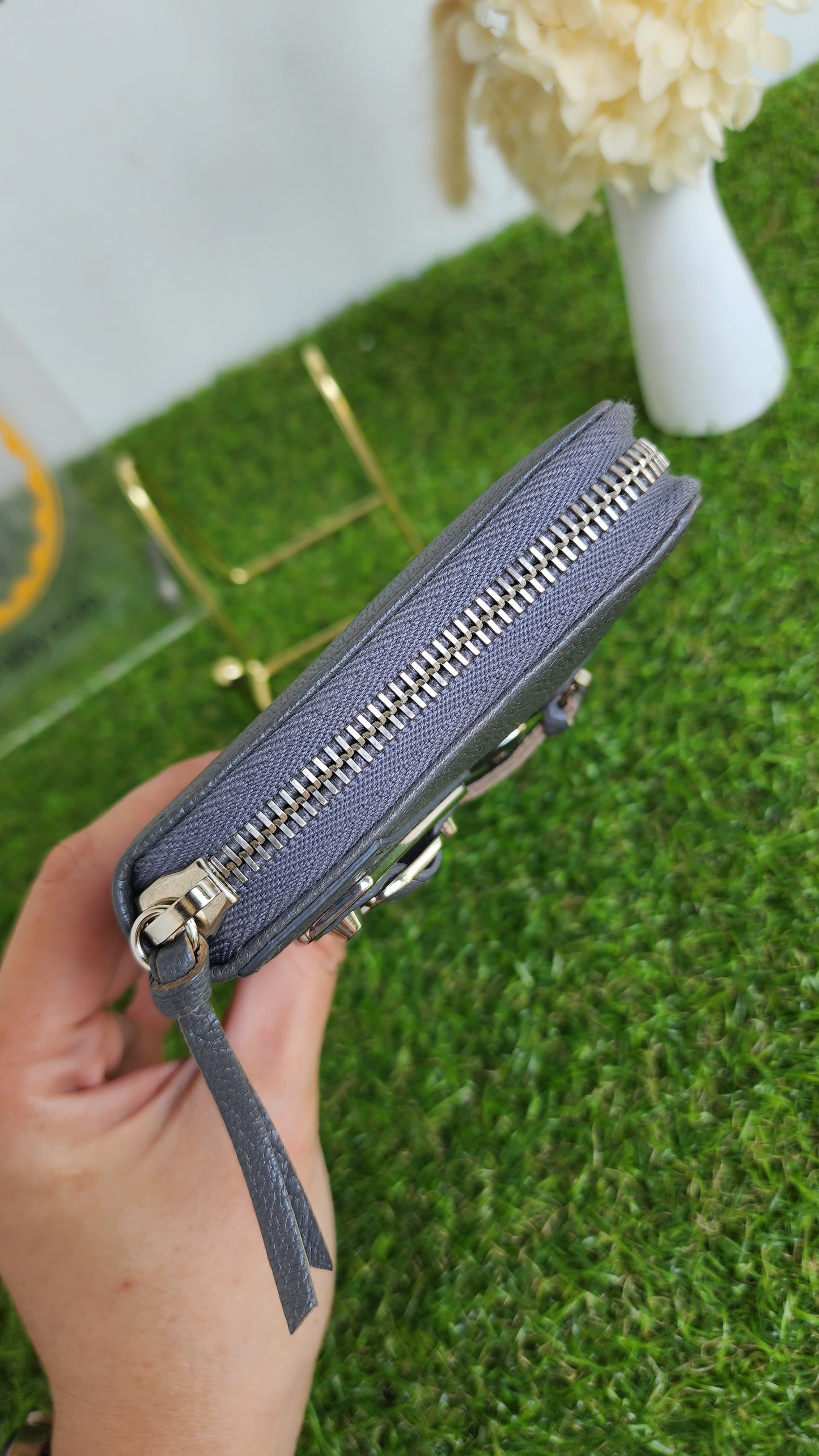 BALENCIAGA MET EDGE LONG WALLET