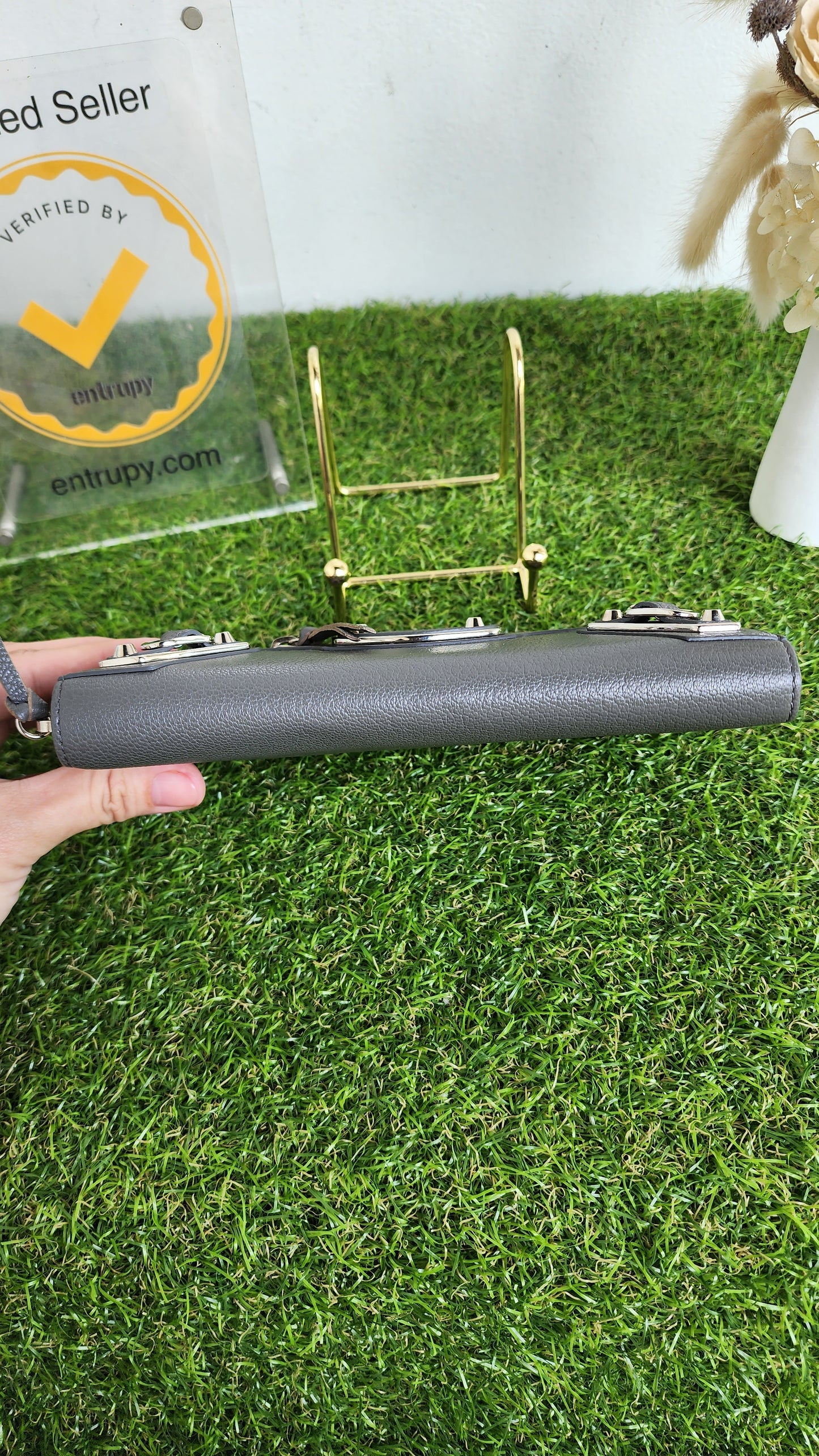 BALENCIAGA MET EDGE LONG WALLET